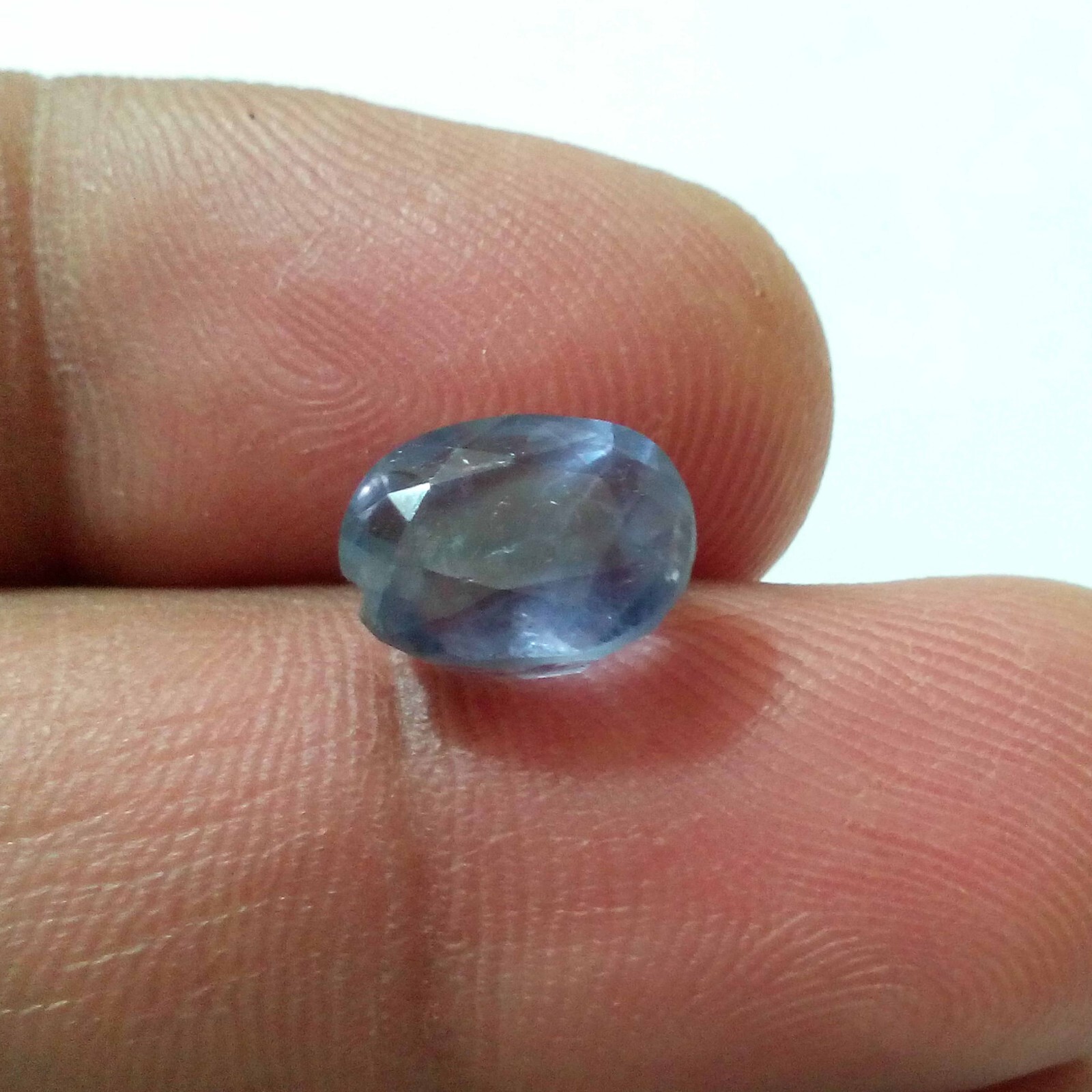 Good Quality Blue Iolite Faceted Oval Shape 3.30 Crt 10x8x5.50 MM Loose Gemstone
