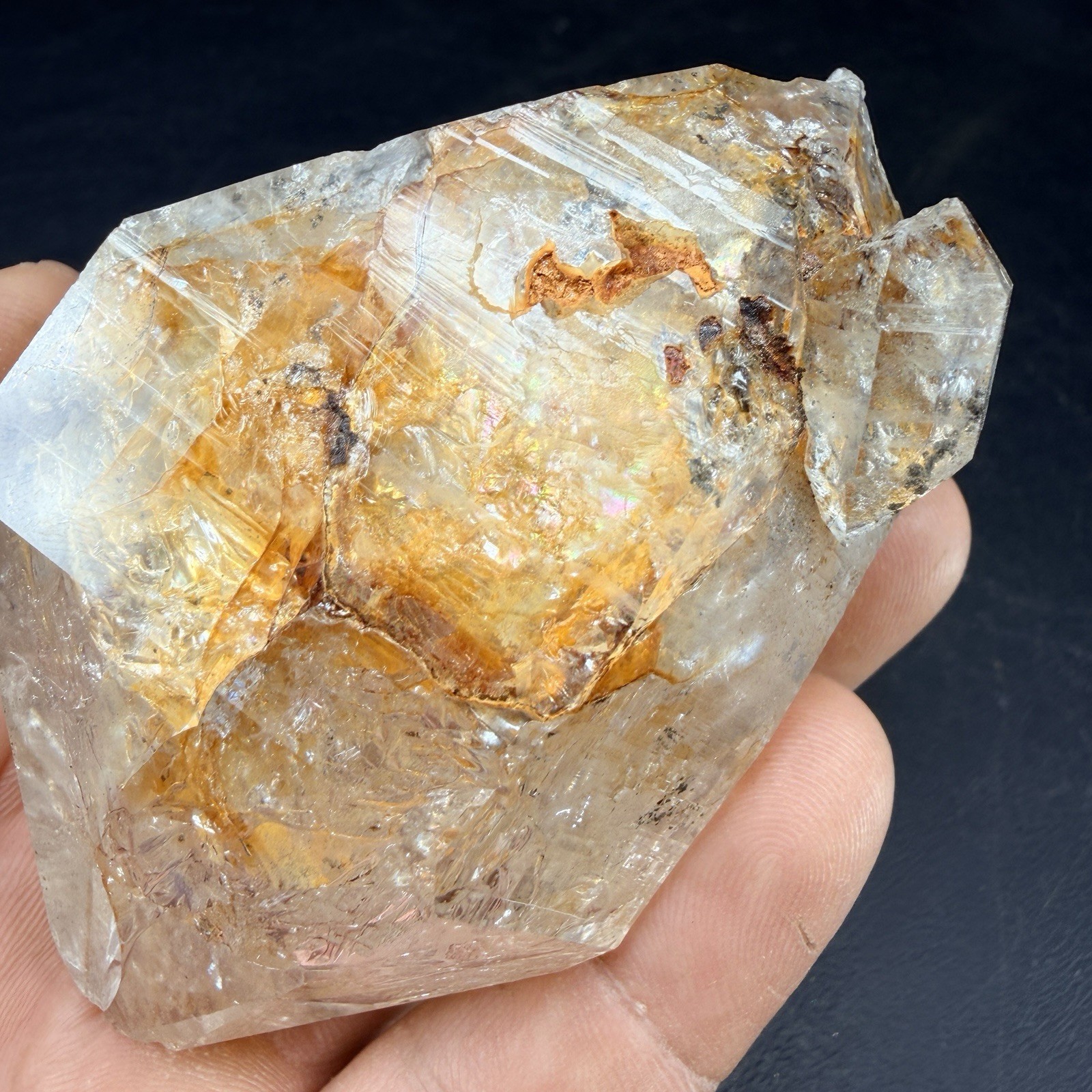 Large Herkimer Diamond Quartz Crystal Point / New York *VIDEO*