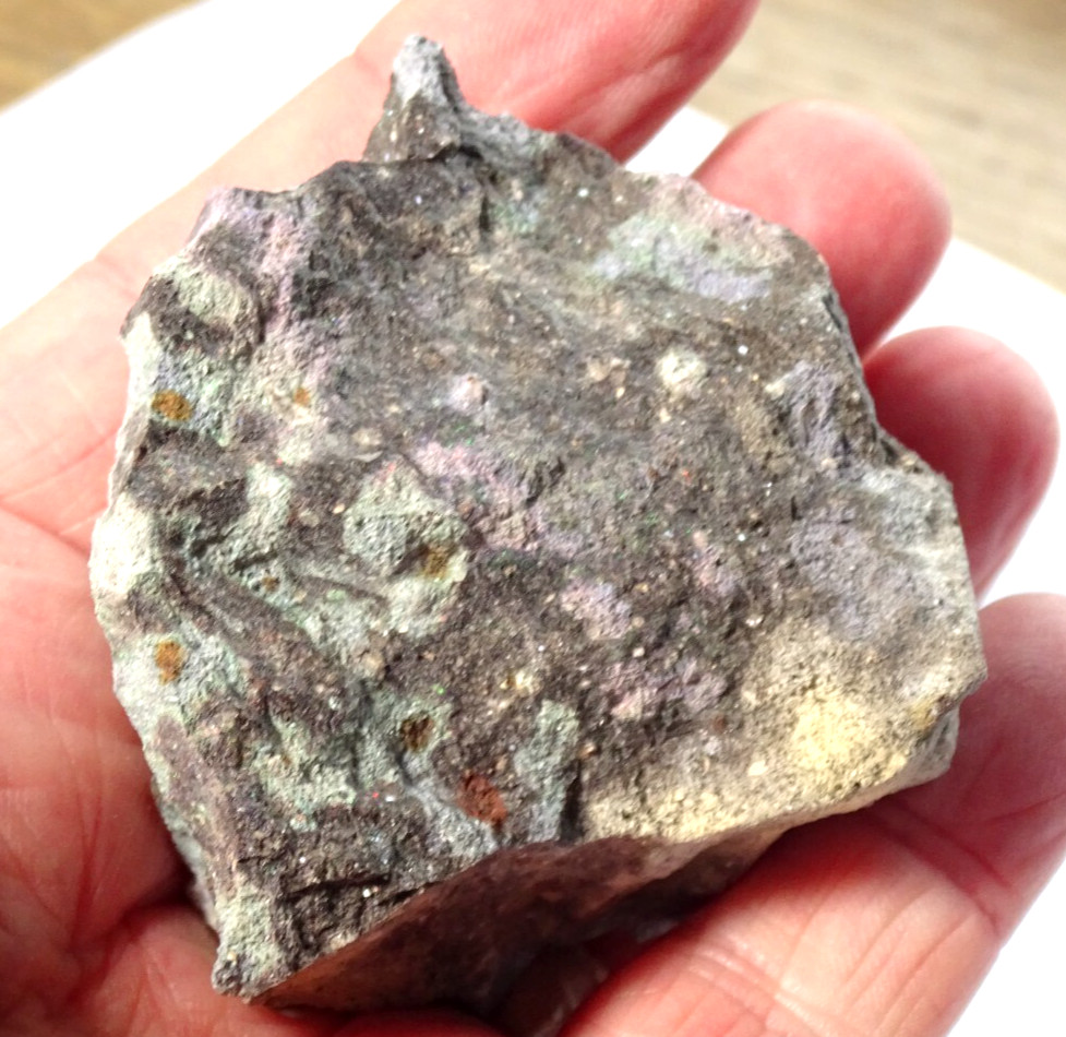 NATURAL BLACK OPAL PIECE- HONDURAS – App. 5.6 x 5.2 x 4,5 cms 97.95 gms #2
