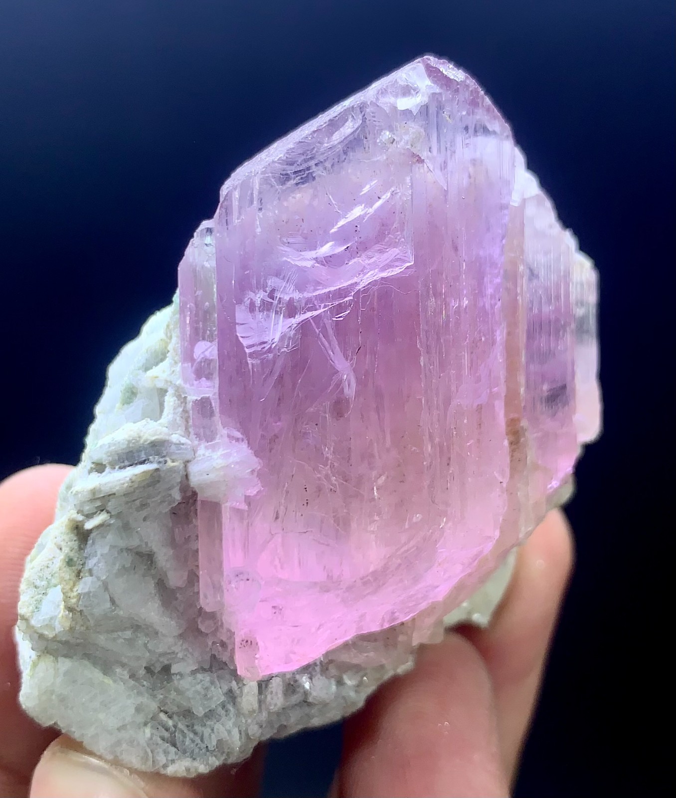 76 Gram pink Kunzite Crystal Specimen From Afghanistan