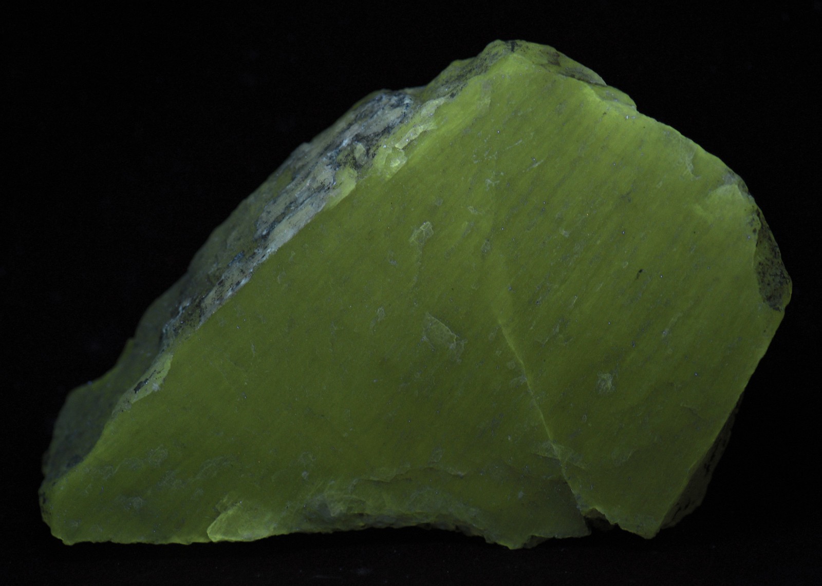 Witherite crystal, very rare, fluorescent. Anglezarke Mines, England. 173 grams.