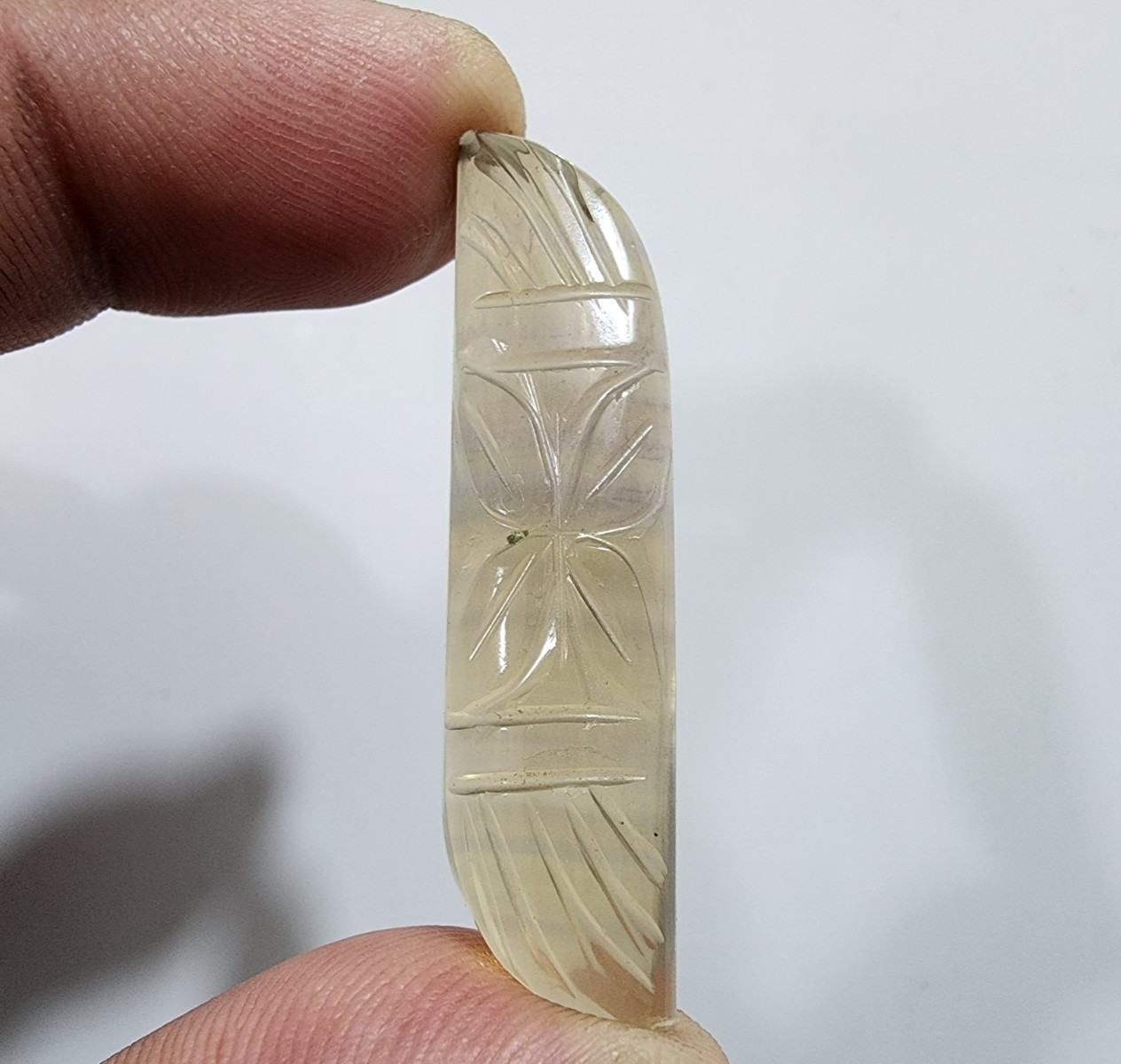 Ultimate Quality Designing Carving Rainbow Fluorite Fancy 50 Crt Loose Gemstone