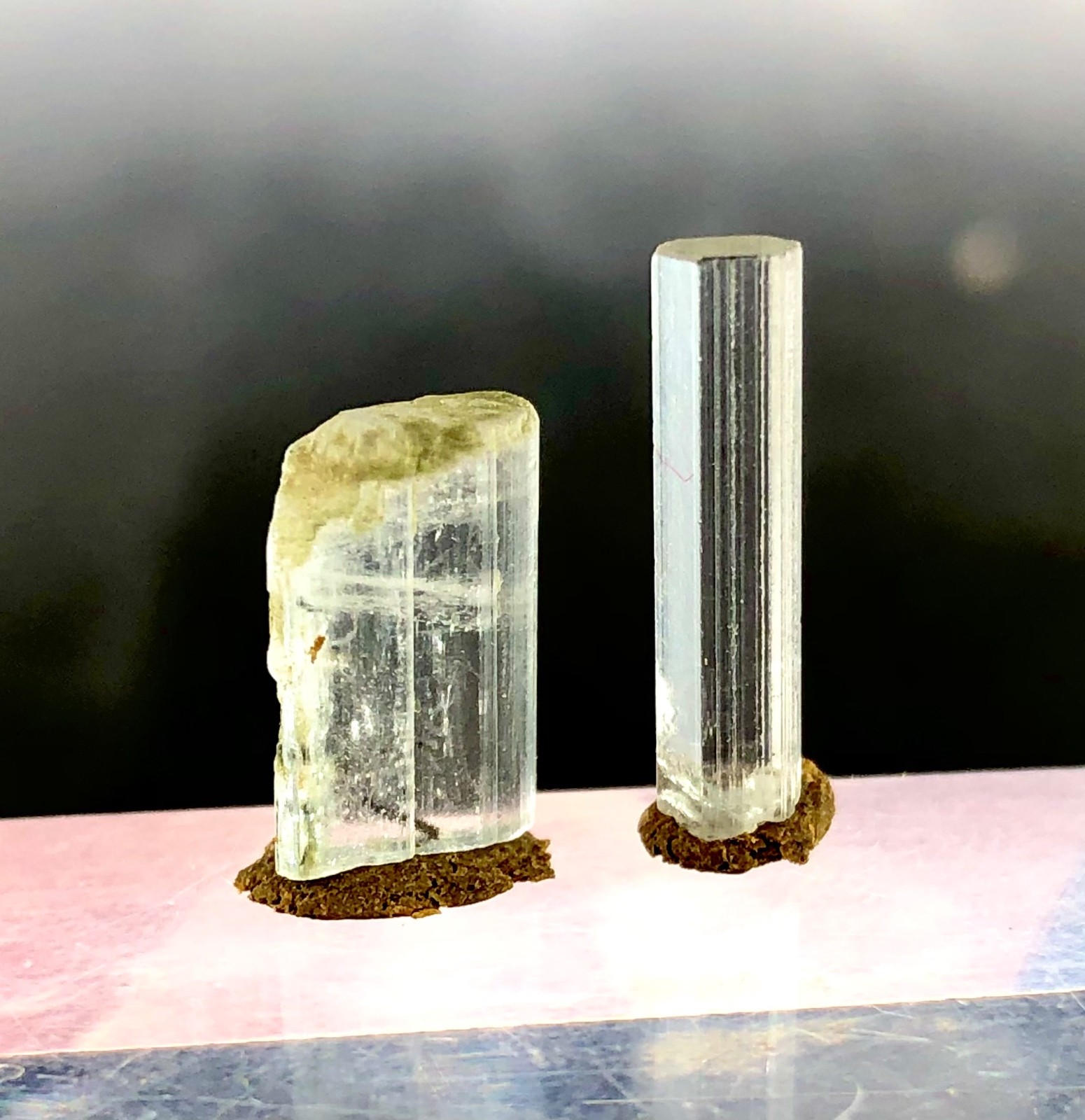 Natural Sky Blue Aquamarine Crystal Specimen Loupe Clean Shigar Pakistan 1.00g