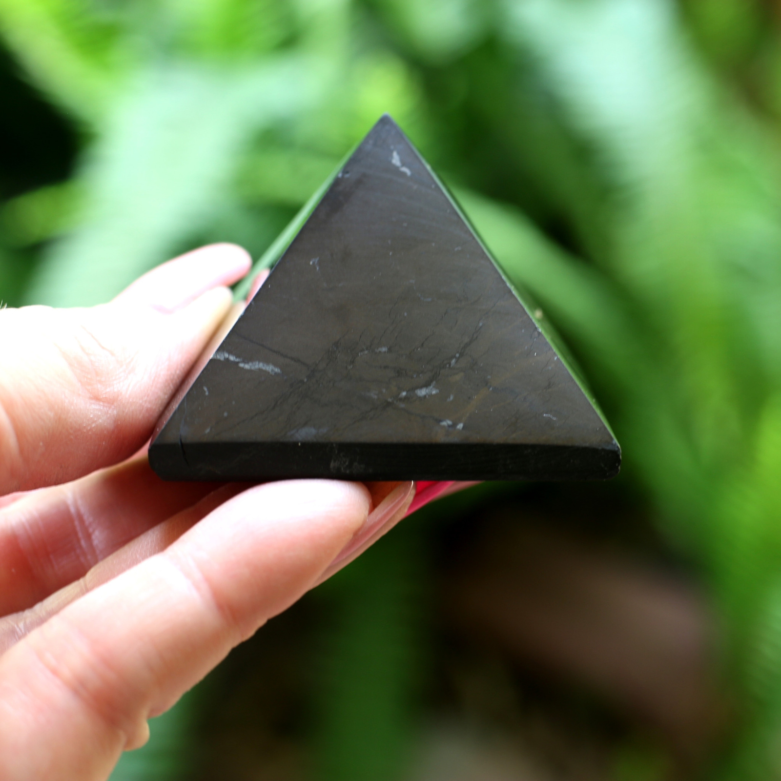 Karelia Shungite Pyramid ONE 50mm 2 inch BETTER Than Orgone EMF Protection