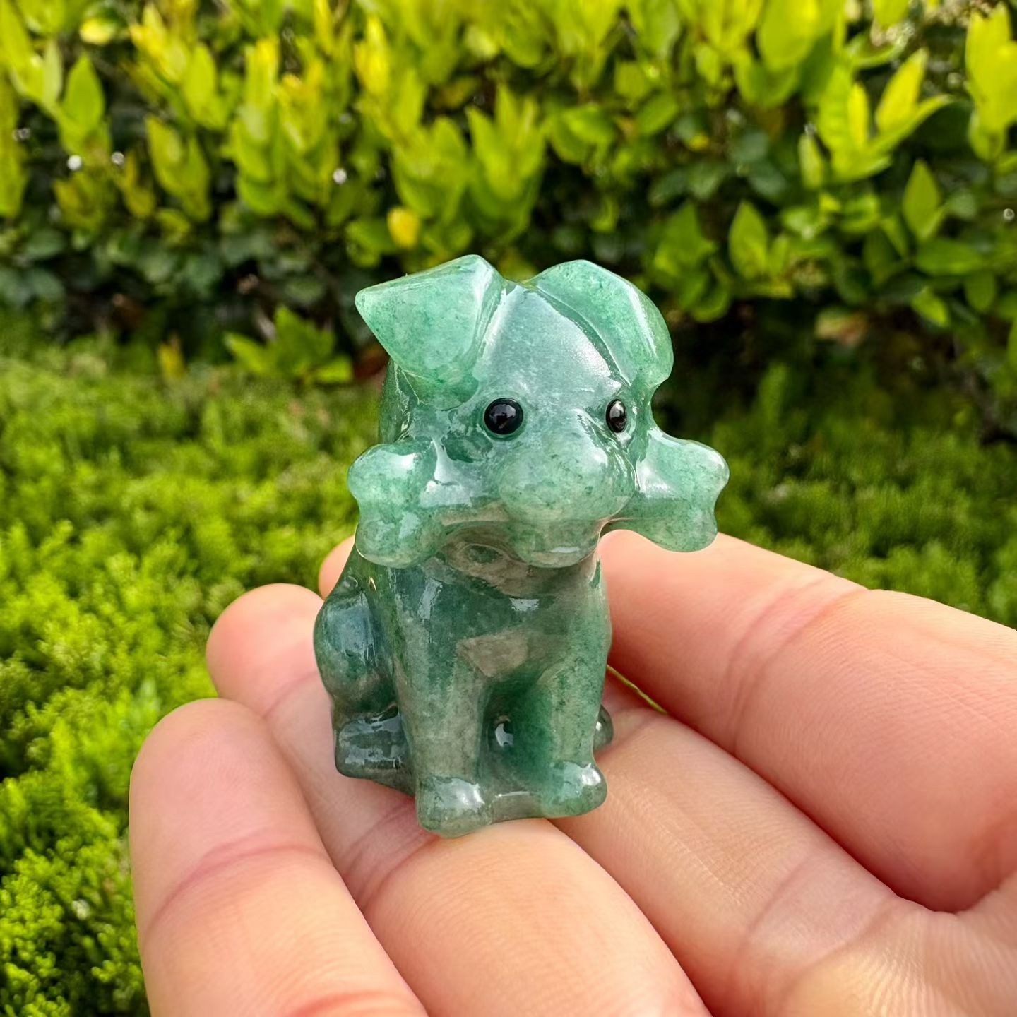 1pc Natural Mixed Quartz Carved Dog Skull crystal Reiki healing gift Decor