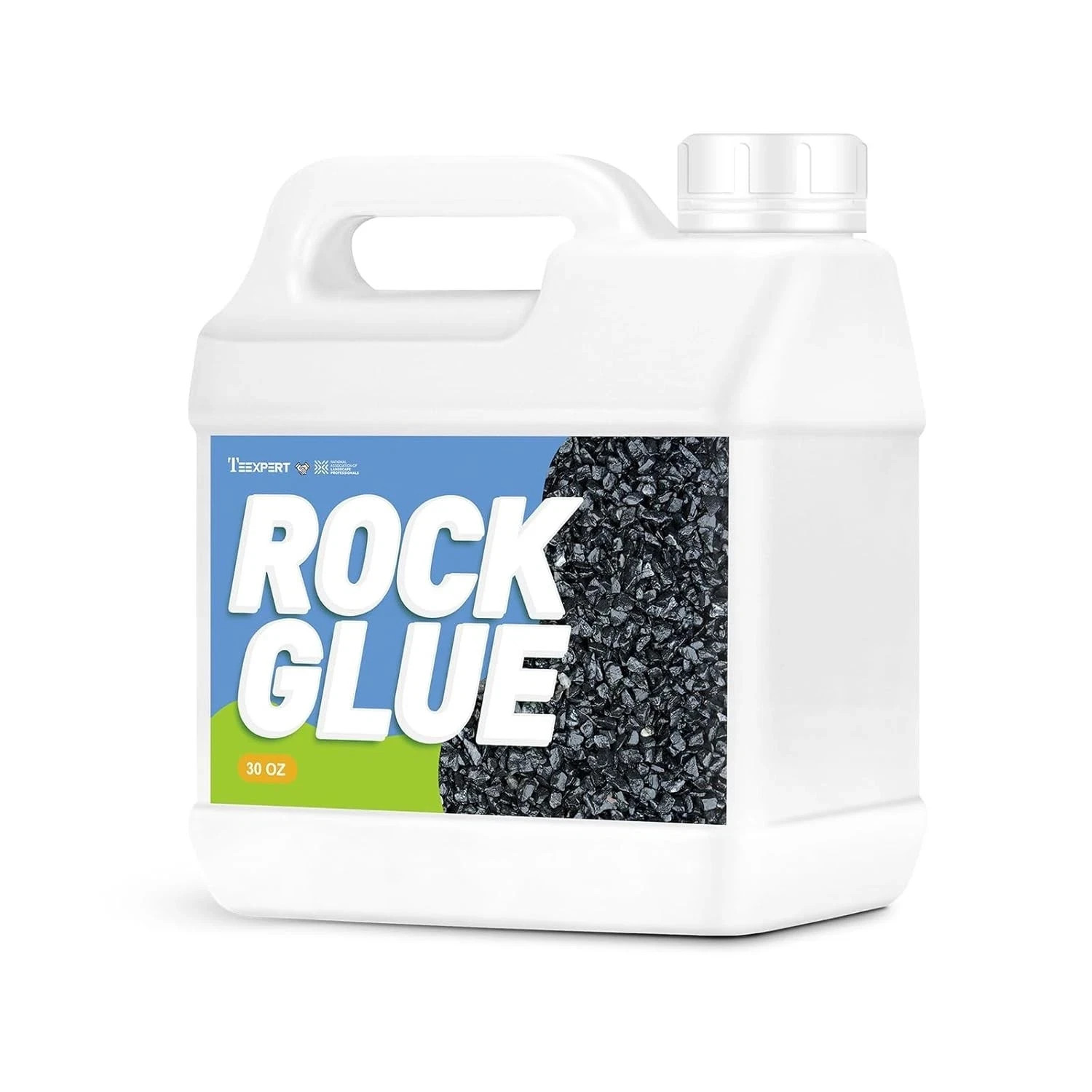 Rock Glue, Mulch Glue 30OZ- Fast-Drying Adhesive for Landscaping Rocks, Small