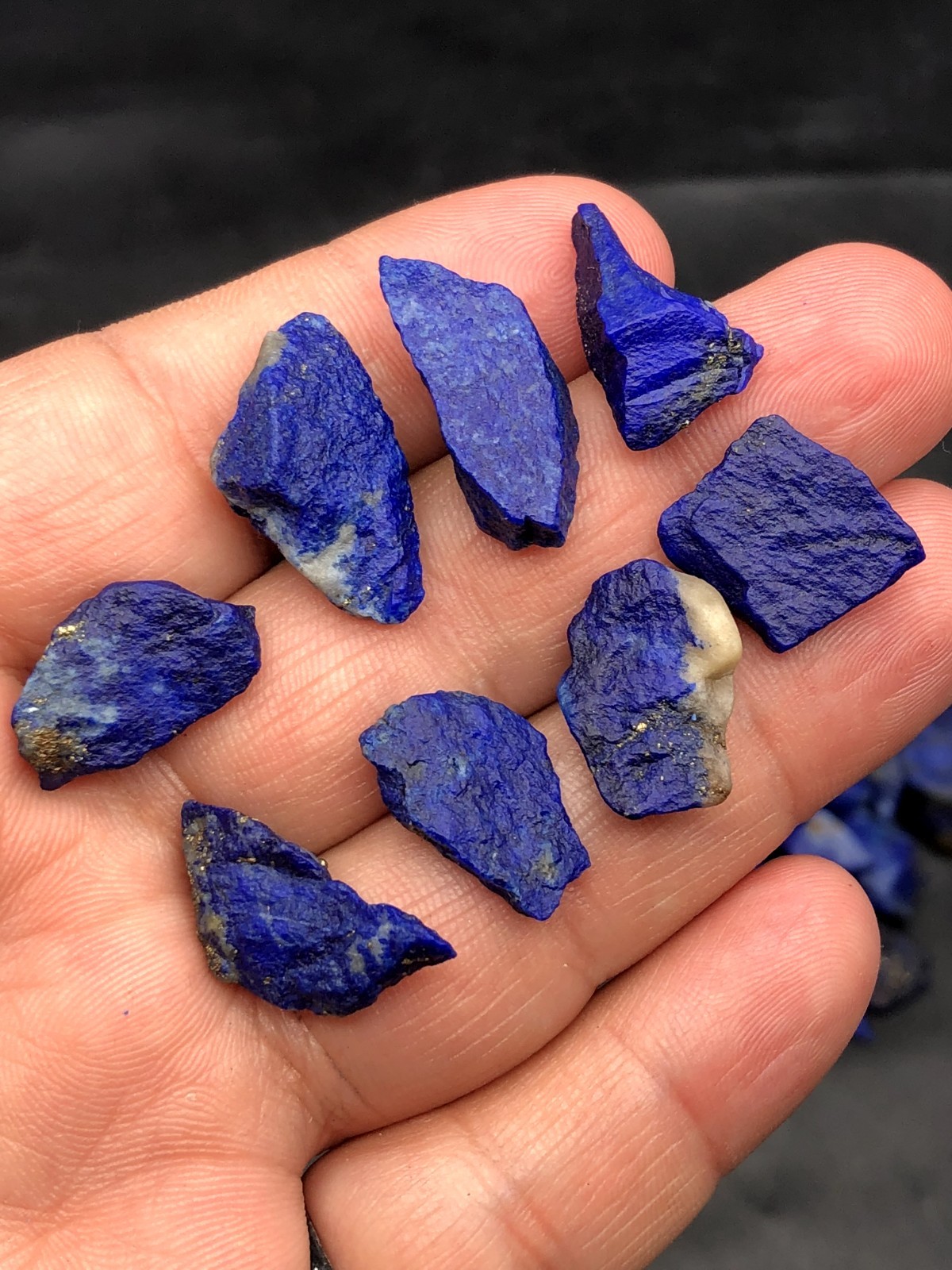 Natural Lapis Lazuli Raw Rough Mine Stone w/Pyrite Chakra Healing 14grams M476.4