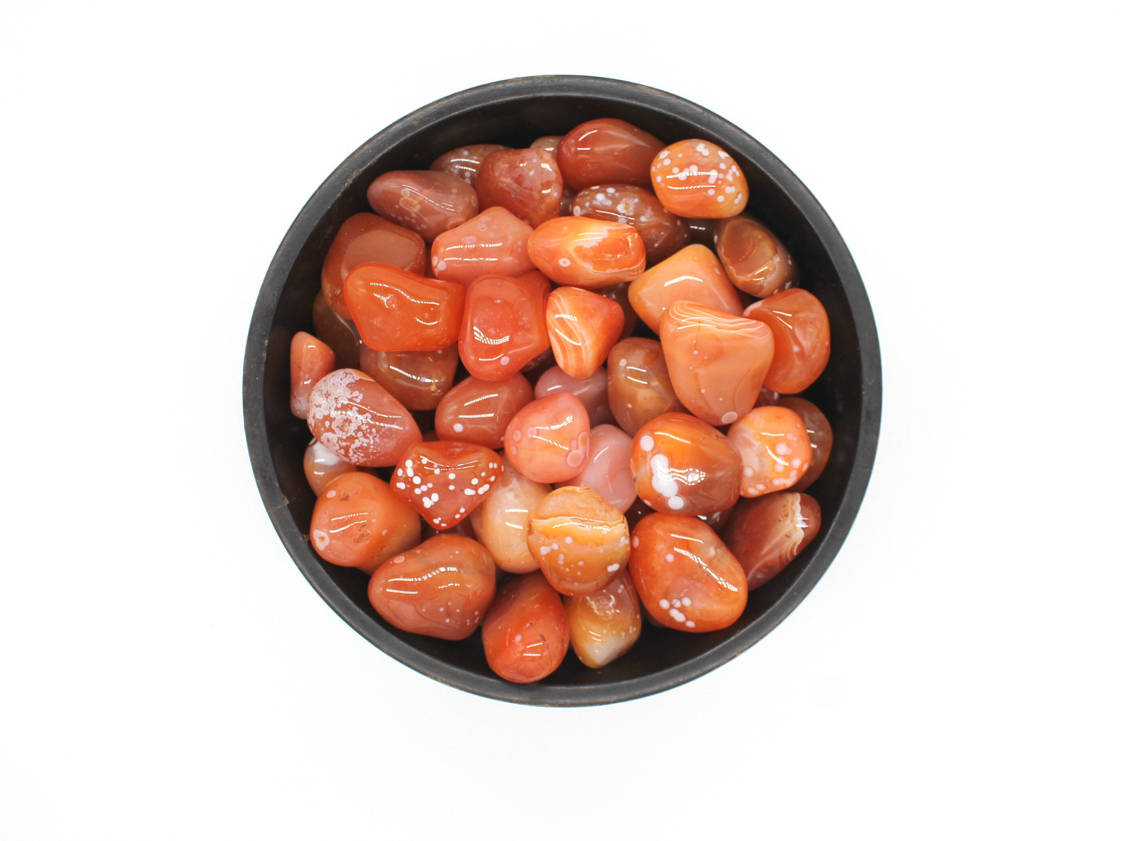 Carnelian “Eye” Agate Tumbled Gemstones – Bulk Wholesale Options – 1 LB