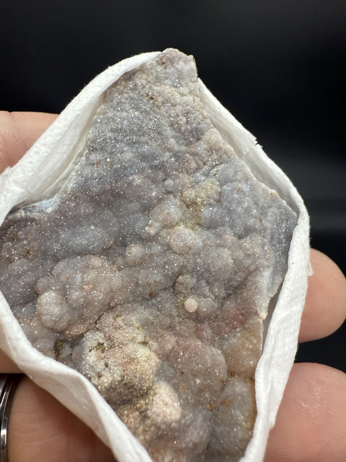 Amazing Chalcedony Flat 8 Pieces!!The Whole Box! Quartz ,Crystals ,Minerals,Gift