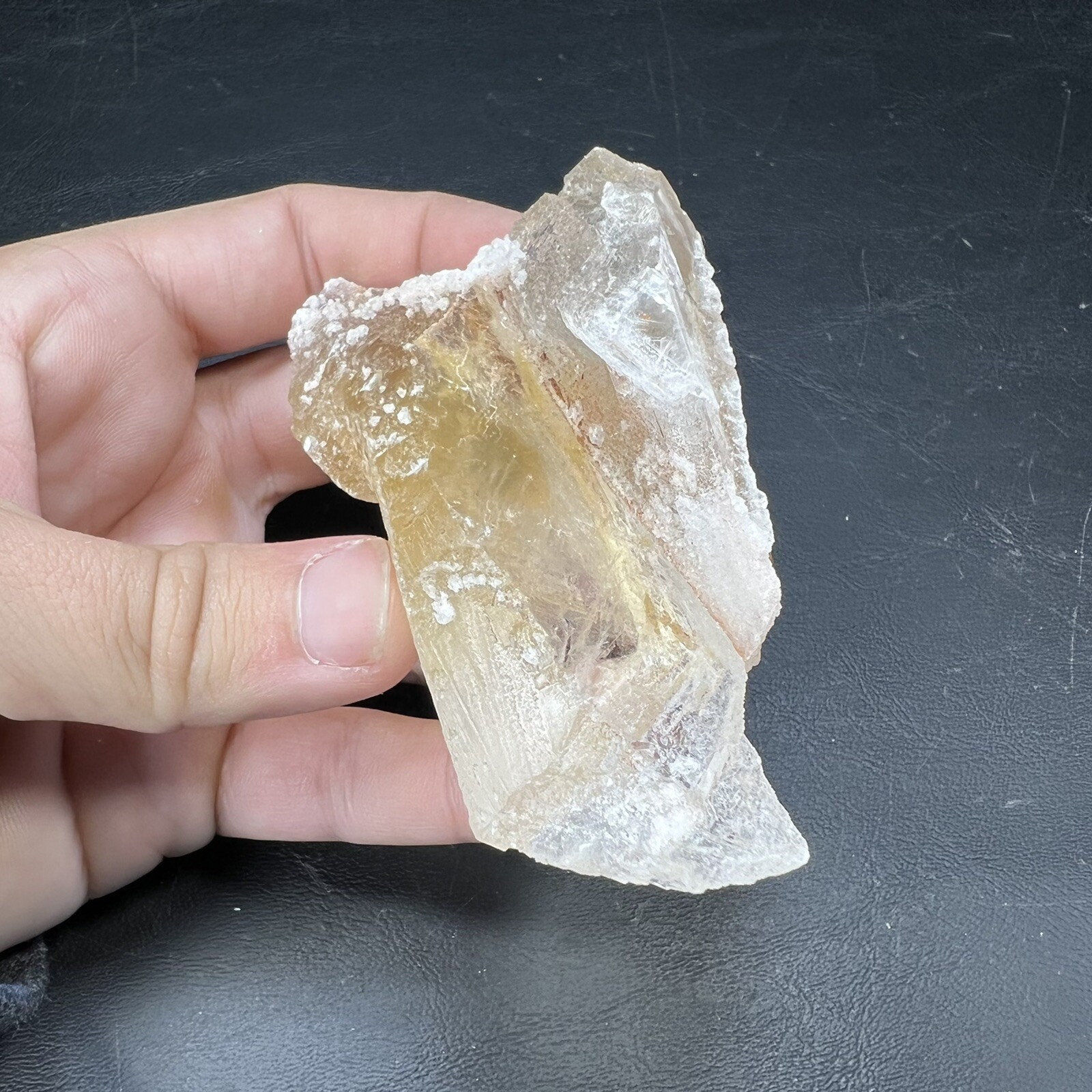 Golden Phantom Selenite cluster aka: Gypsum | Utah