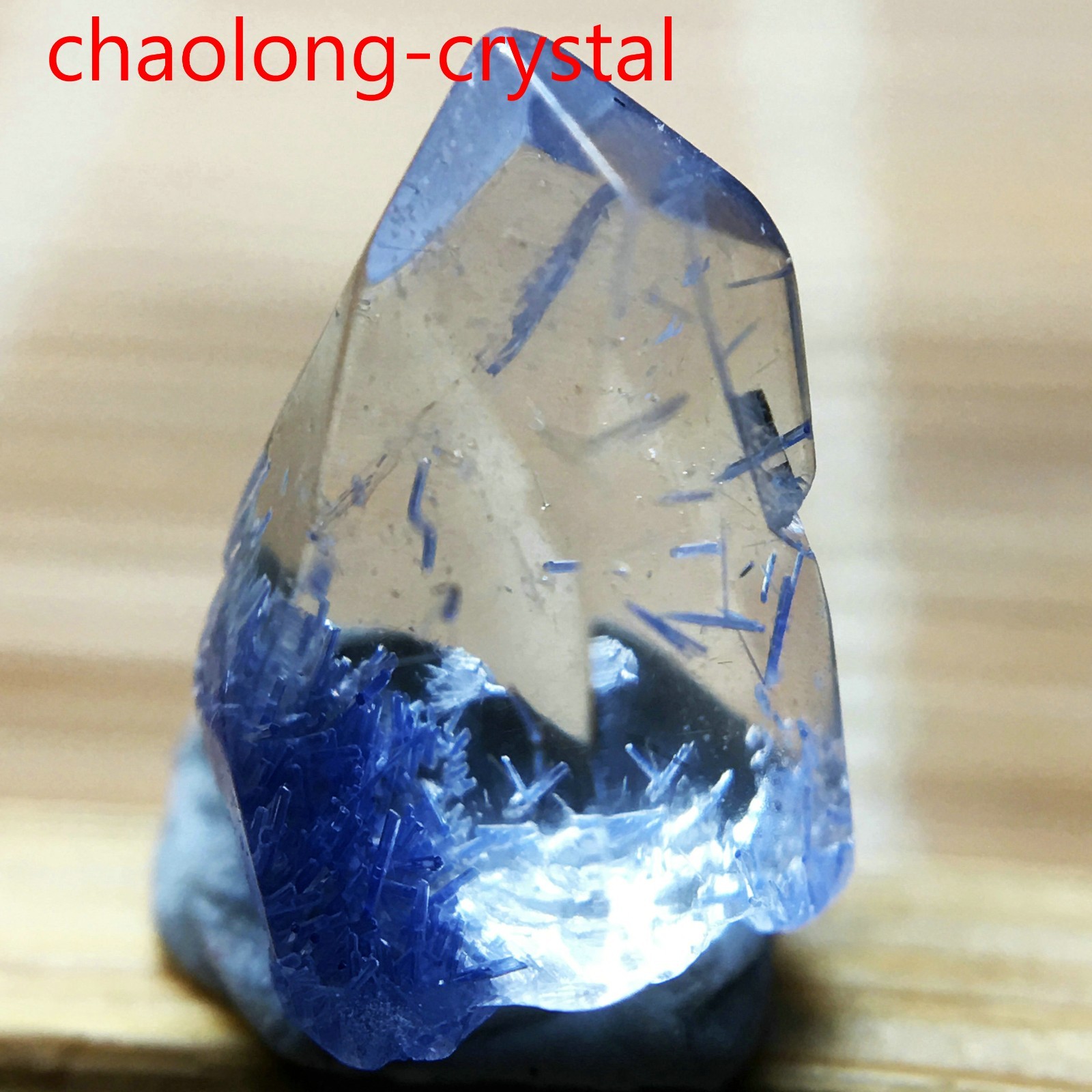 1.75Ct Very Rare NATURAL Beautiful Blue Dumortierite Quartz Crystal Specimen 449