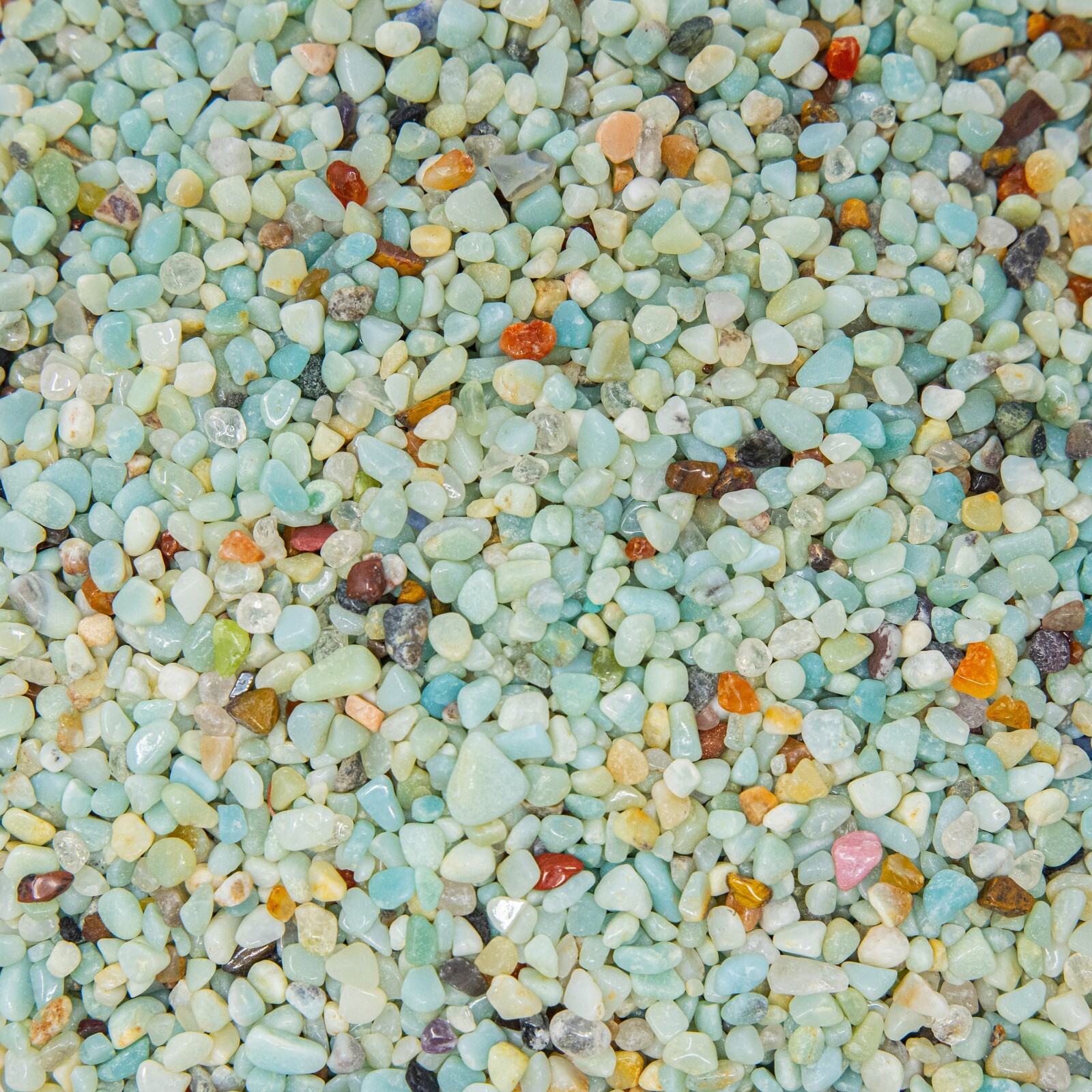 Tumbled Amazonite Crystal Chips Bulk Gemstone Undrilled Beads Natural Stones