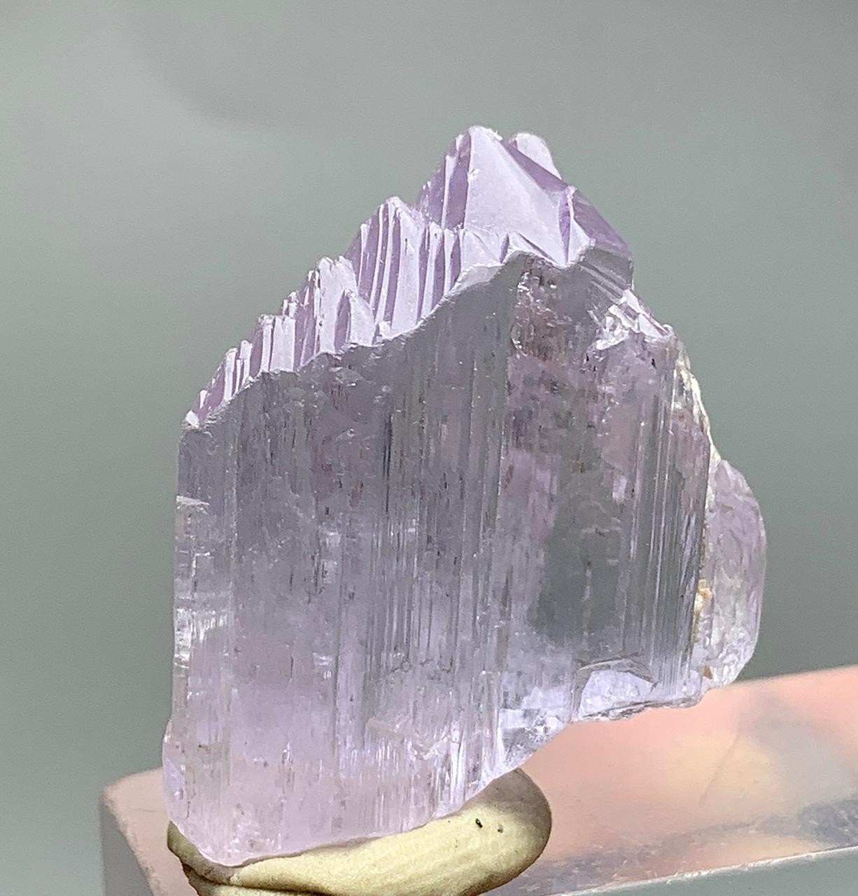 68 Carat Natural Pink Kunzite Crystal From Afghanistan