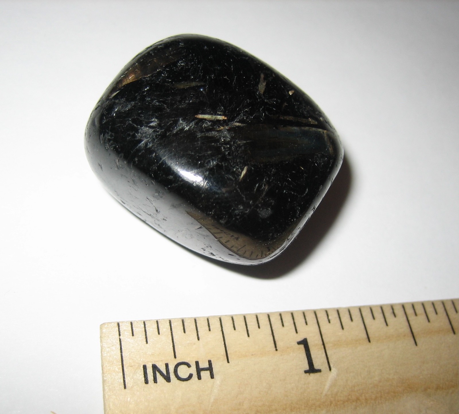 1.2″ RARE TUMBLED POLISHED AUTHENTIC NUUMMITE STONE FROM GREENLAND 36.8grams *3