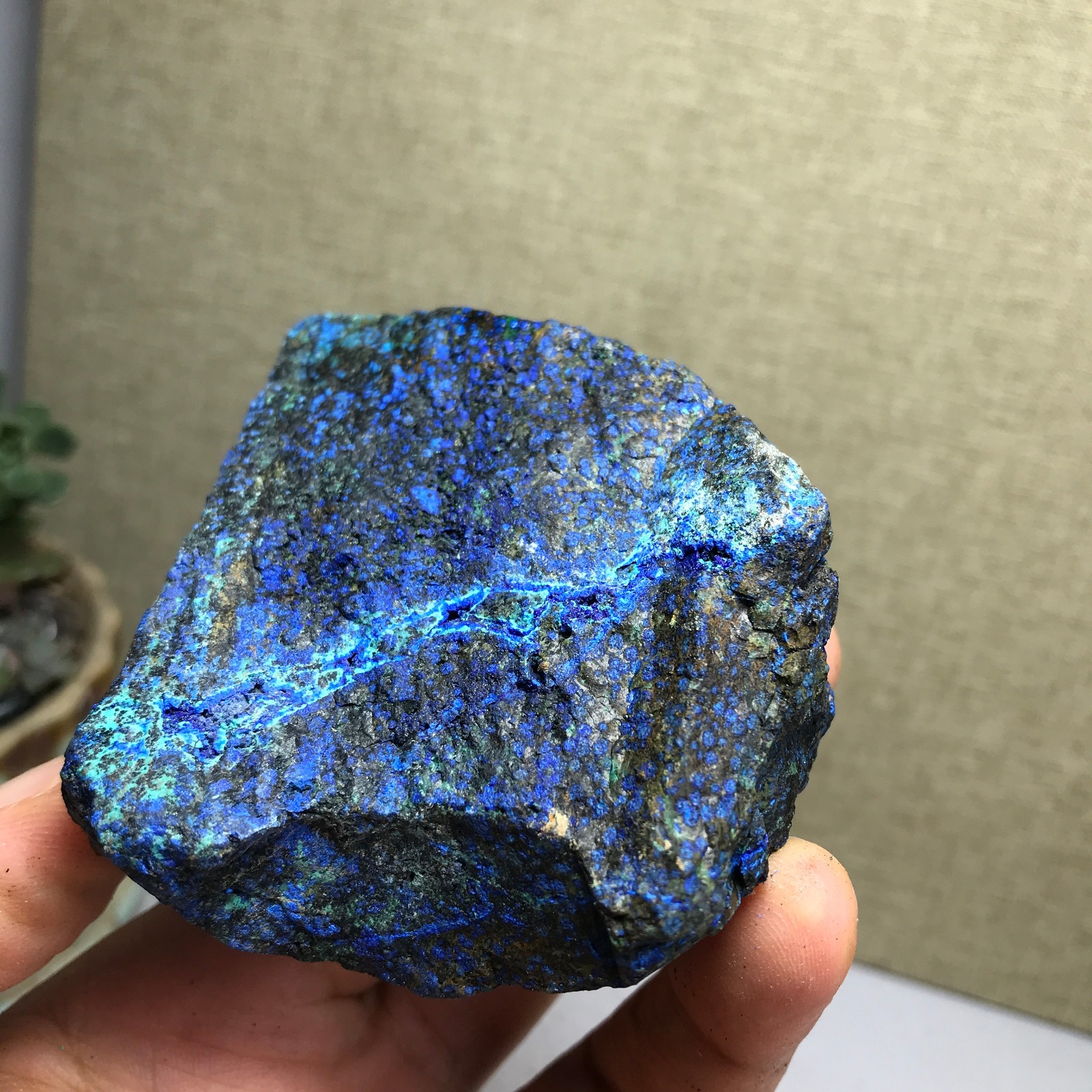267g Natural Azurite Malachite gemstone Rough original Crystal Specimen A4869