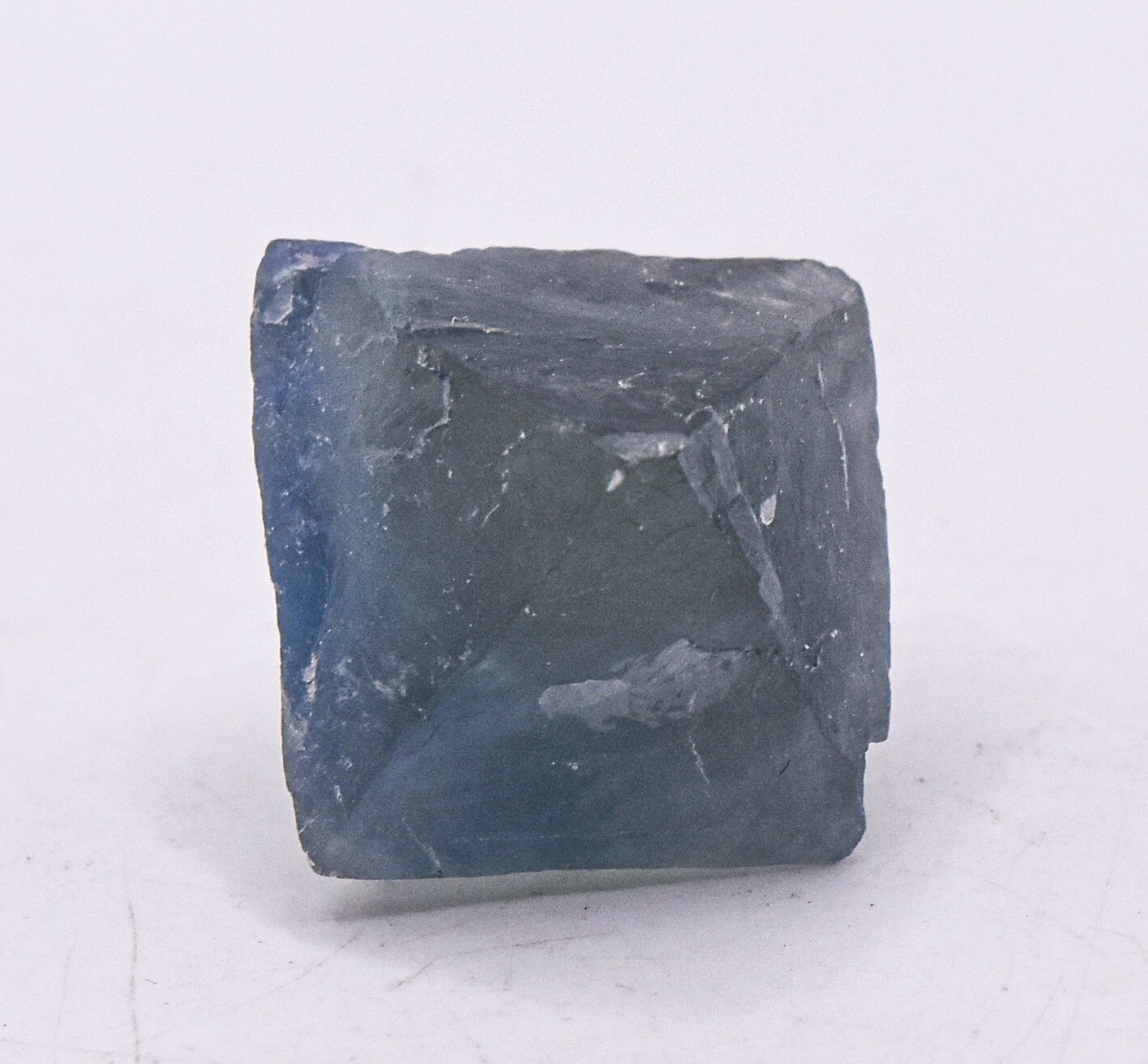 23mm Fluorite Octahedron Cubic Rough Natural Gemstone Crystal Mineral Raw China