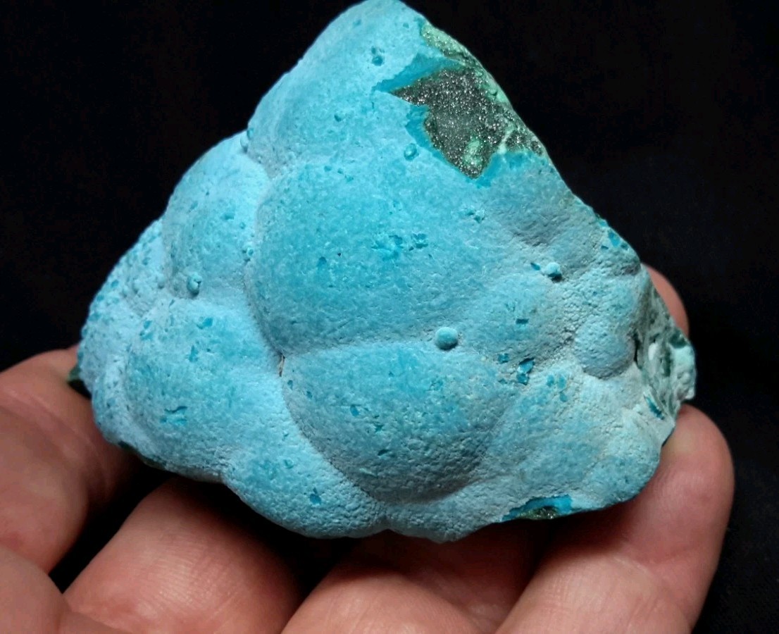 3″ CHRYSOCOLLA on MALACHITE from the Democratic Republic of Congo