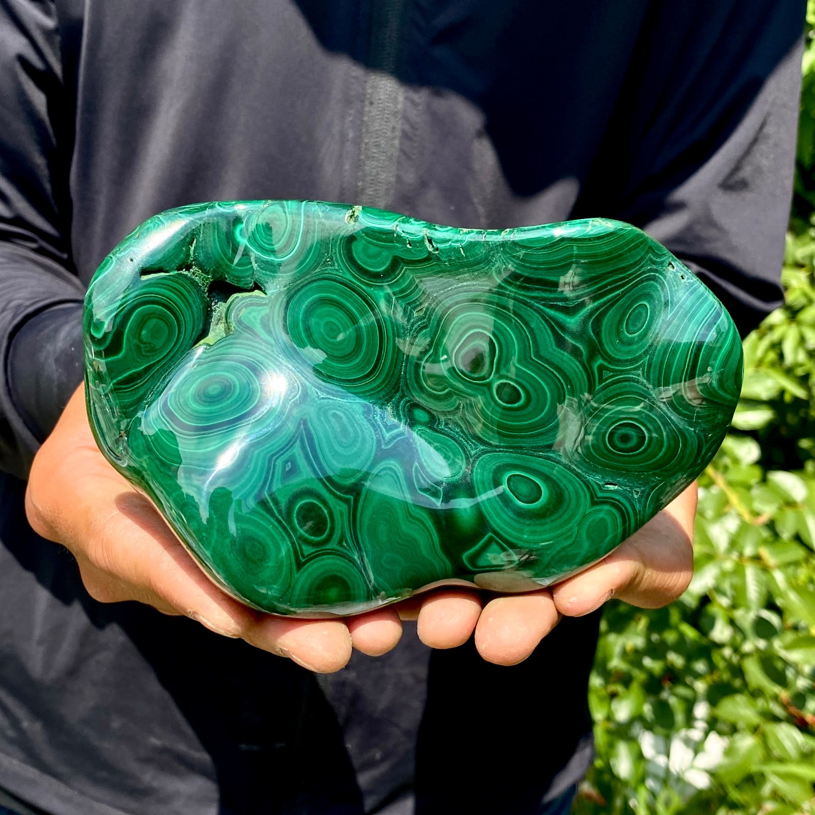 1.8LB Natural Chrysocolla/Malachite transparent cluster rough mineral sample