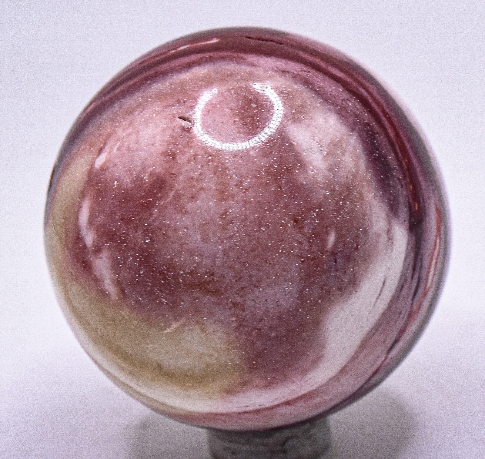 49mm Purple Lilac Mookaite Jasper Sphere Polished Natural Mineral Ball Australia
