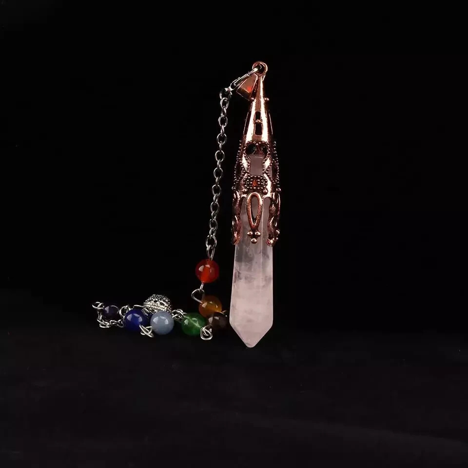 Metaphysical Pendulum Chart Mat with a Pendulum Necklace and Yes or NO Coin,Heal