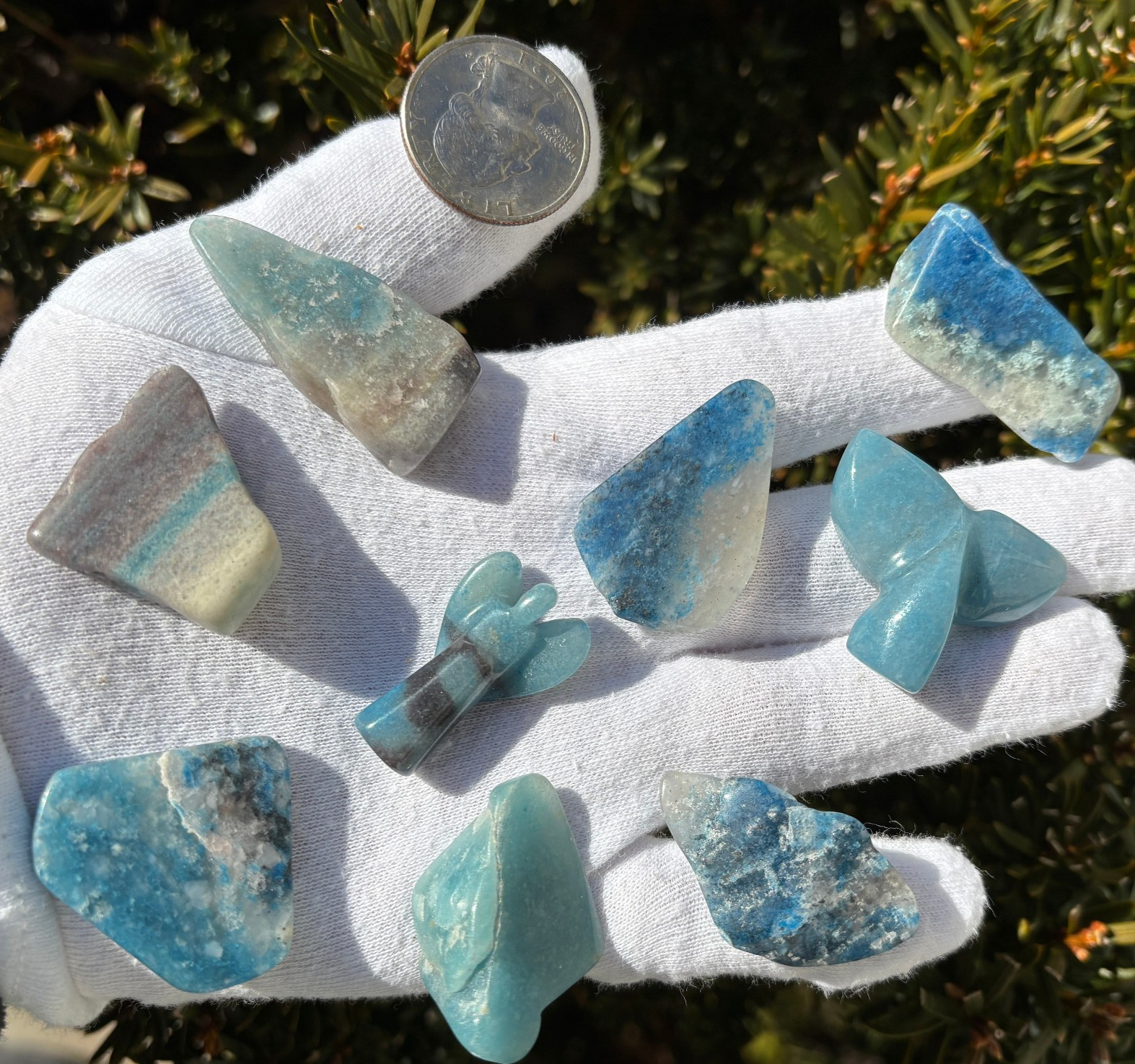 USA SALE 67g LOT SMALL TROLLEITE CARVED ANGEL/WHALE MERMAID TAIL/CHUNK PIECES