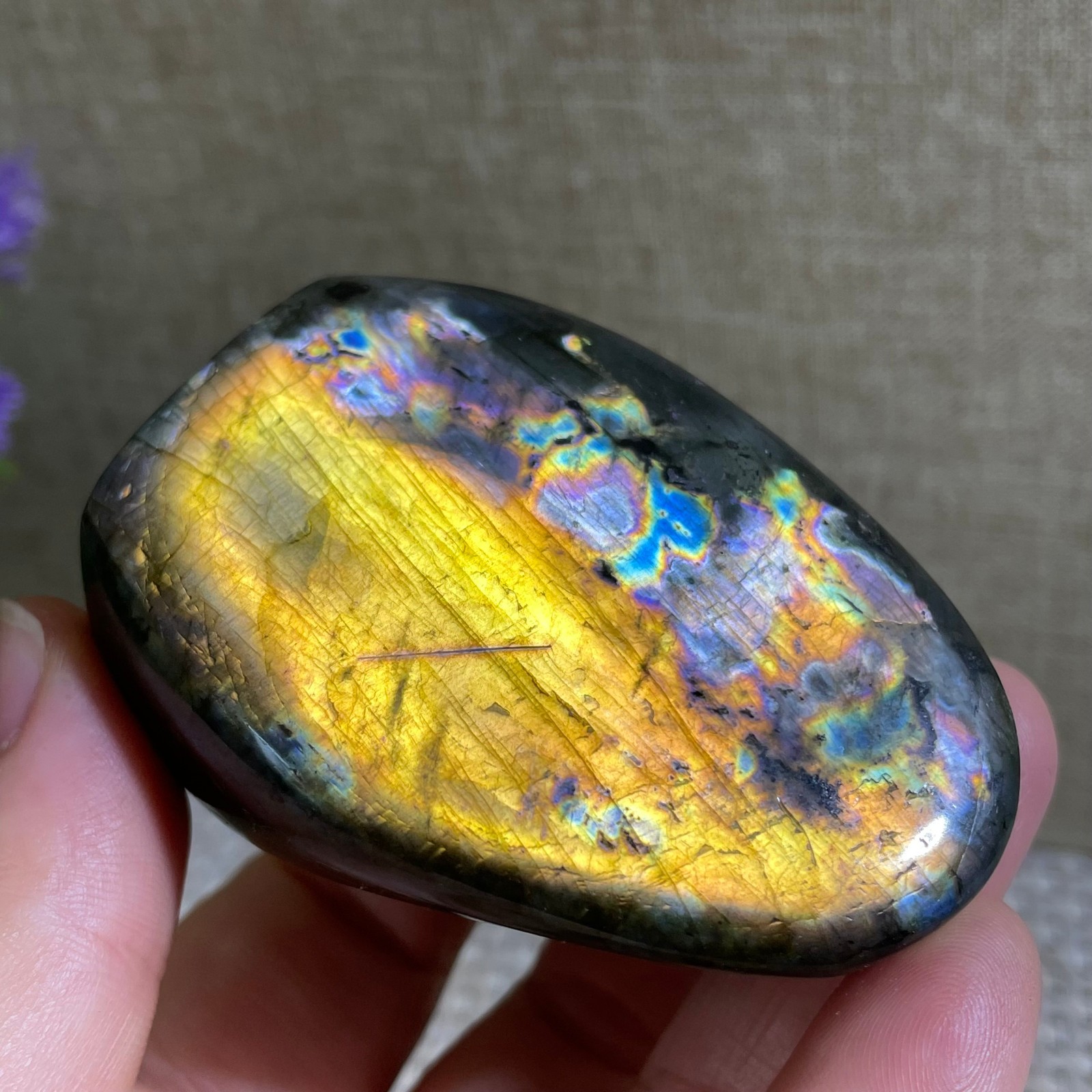 Natural Labradorite Crystal gemstone rough original Specimen 151g