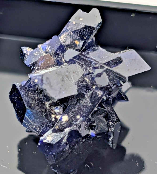 Azurite Specimen Lot of 2 Kerrouchene Khenifra & Jerada Provences Morocco