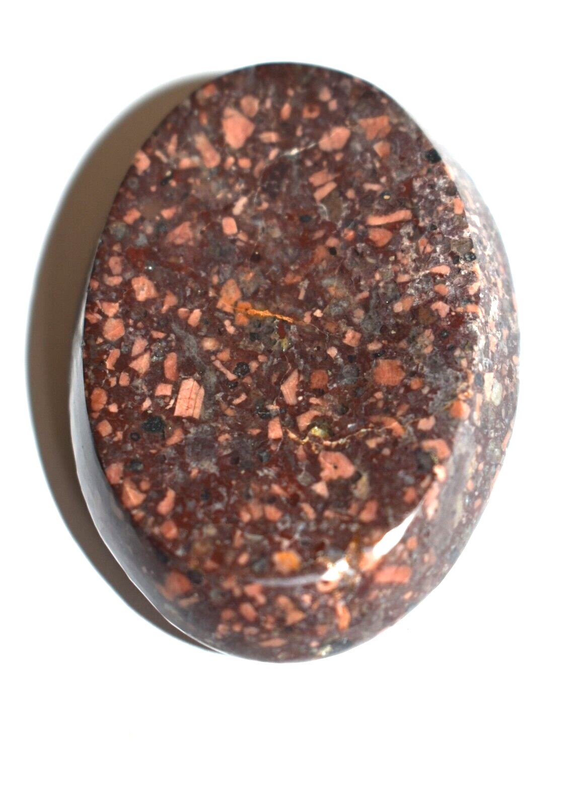 Rhyolite Volcanic Stone Pink Red Brown North Carolina Hand Carved and Polished