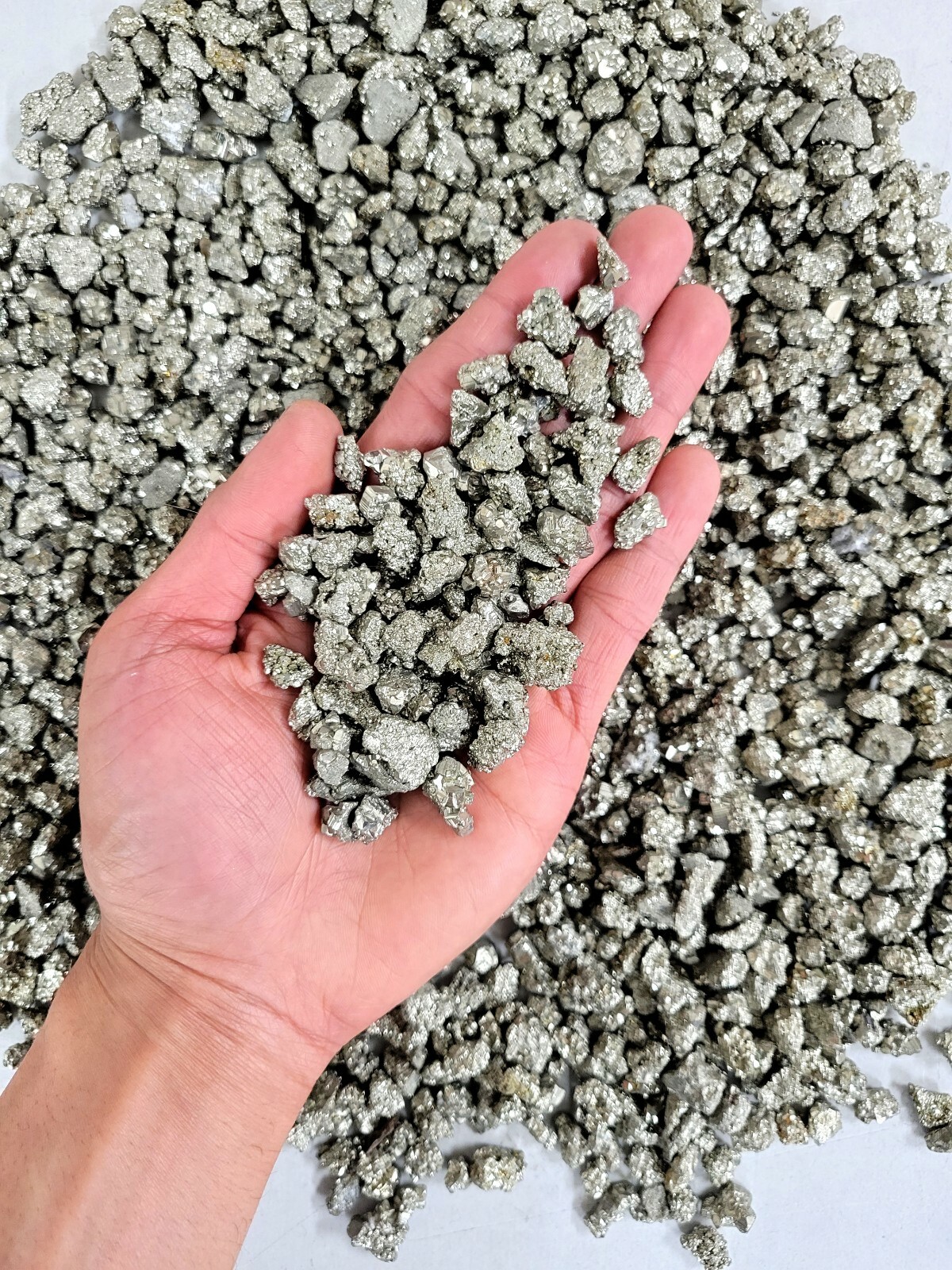 Pyrite Crystal Mini Chips – Pyrite Raw Crystals Bulk – AKA Fool’s Gold from Peru