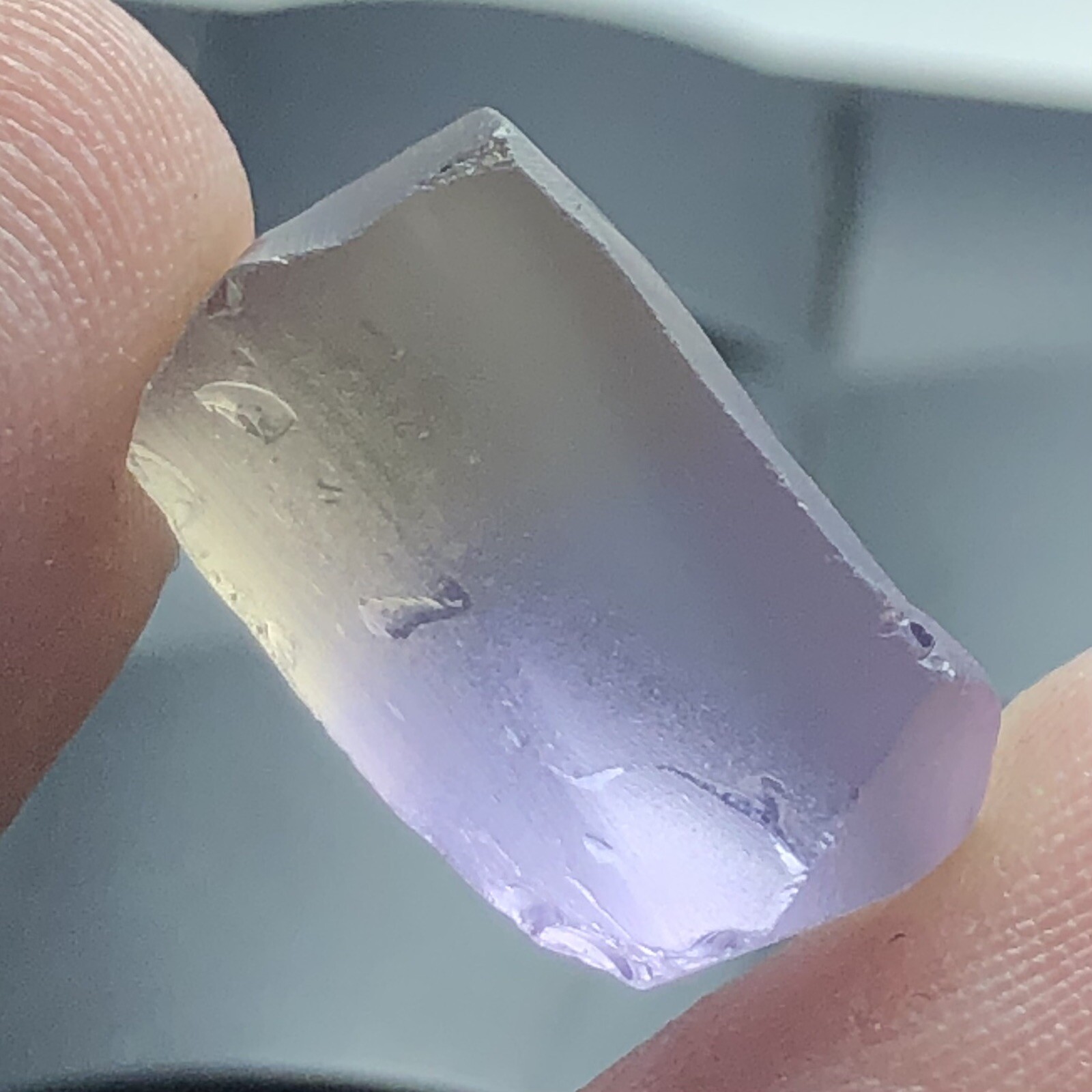 9.84 Ct Facet grade Rough Ametrine From Bolivia Clarity Wise Eye Clean