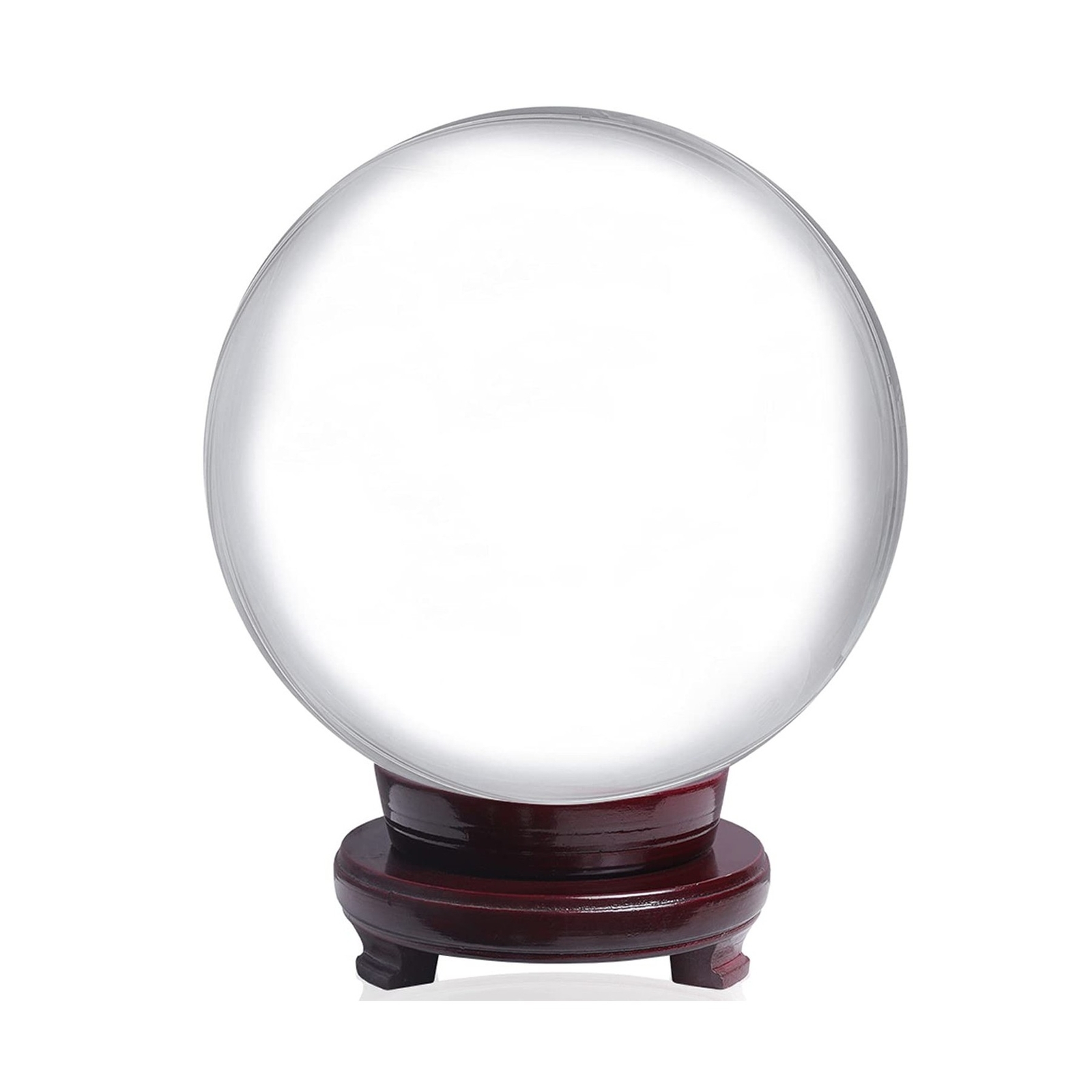 LONGWIN 200mm(8 inch) Huge Clear Divination Crystal Ball Meditation Glass Sph…