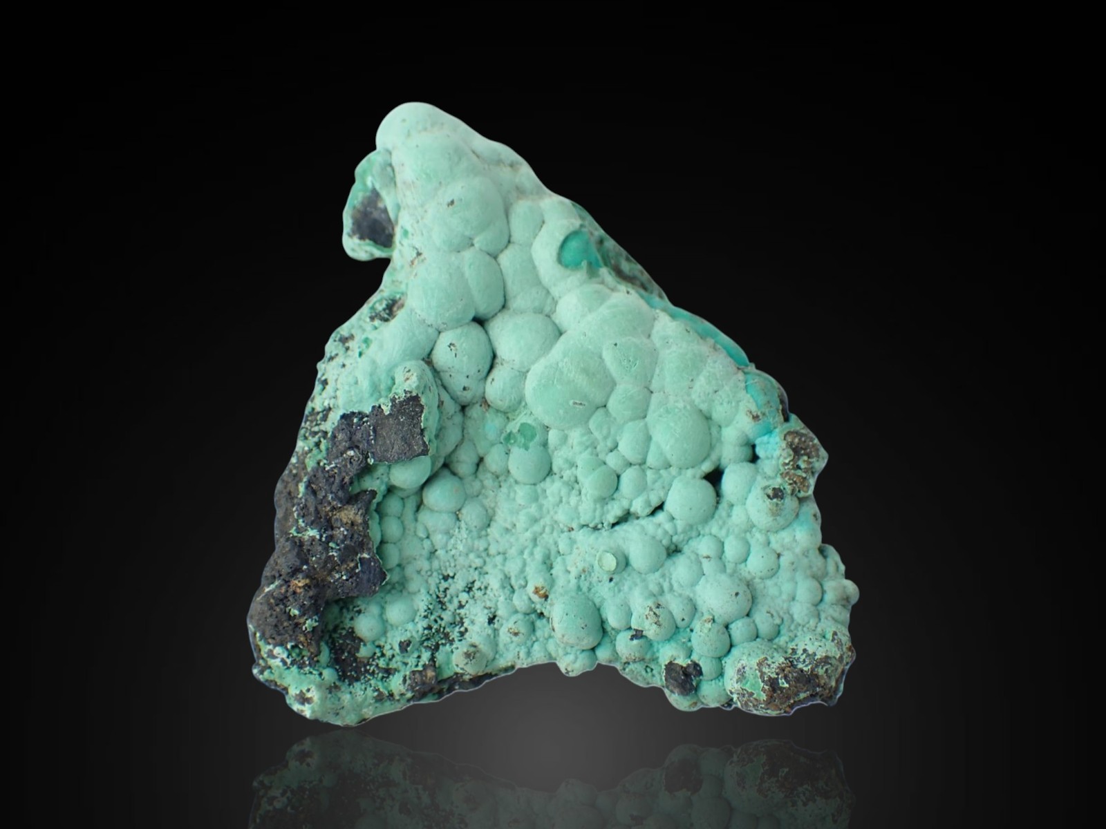 CHRYSOCOLLA crystals 6,0 x 4,7 x 2,0 cm Planet mine, U.S. 10644