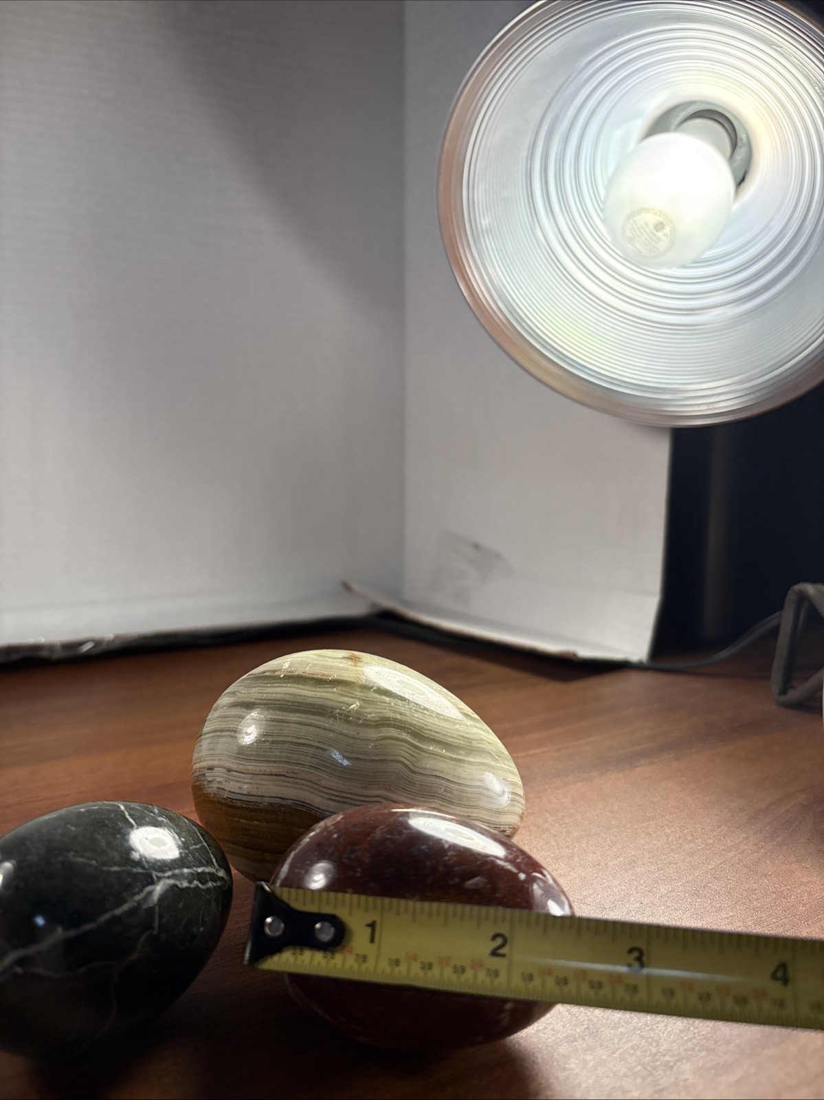 Marble Onyx Polished Stone Eggs -Vintage Colors Varies