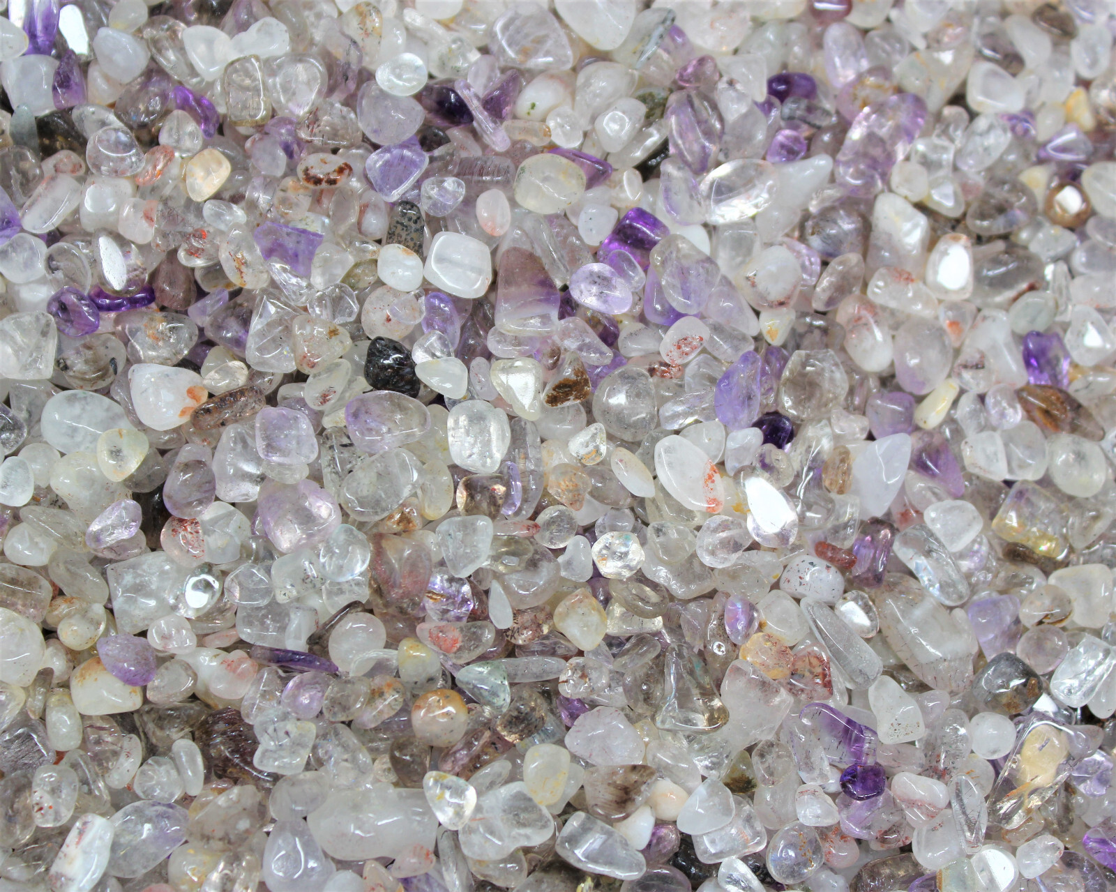 Super 7 Semi Tumbled Gemstone Mini Chips 5 – 7mm (‘A’ Grade Wholesale Bulk Lots)