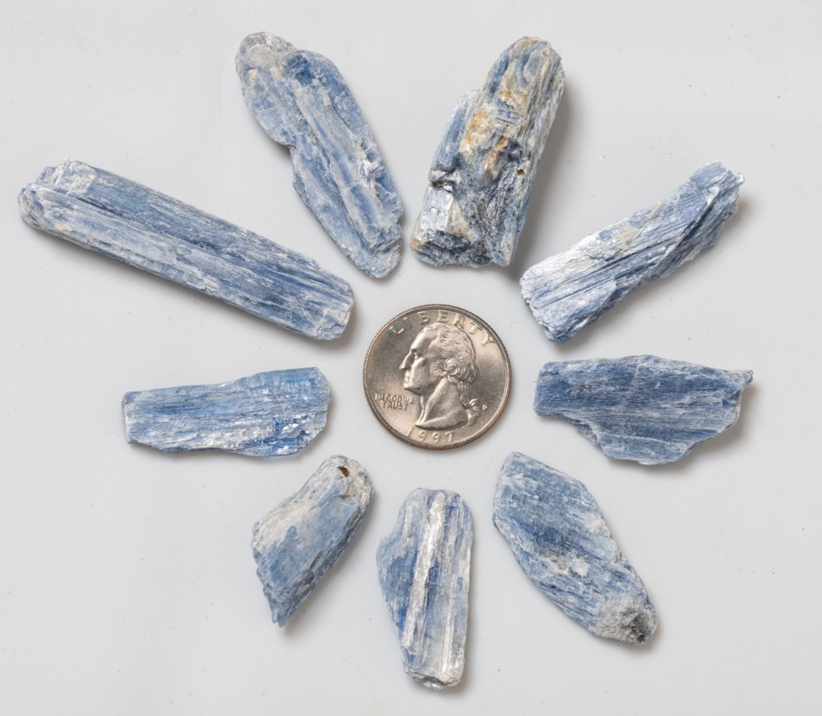 25g Natural Rough Kyanite Blue Blades Chunks Pieces Jewelry Making Crystals