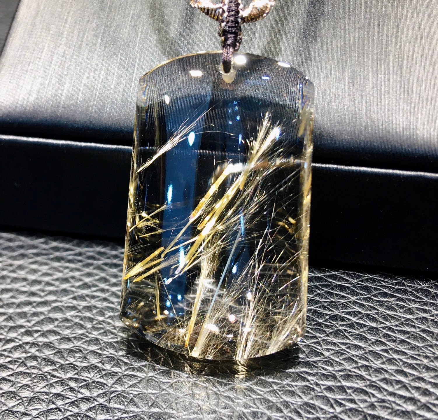 13.3G Natural Brazilian Titanium Crystal No Matter Brand Crystal Pendant