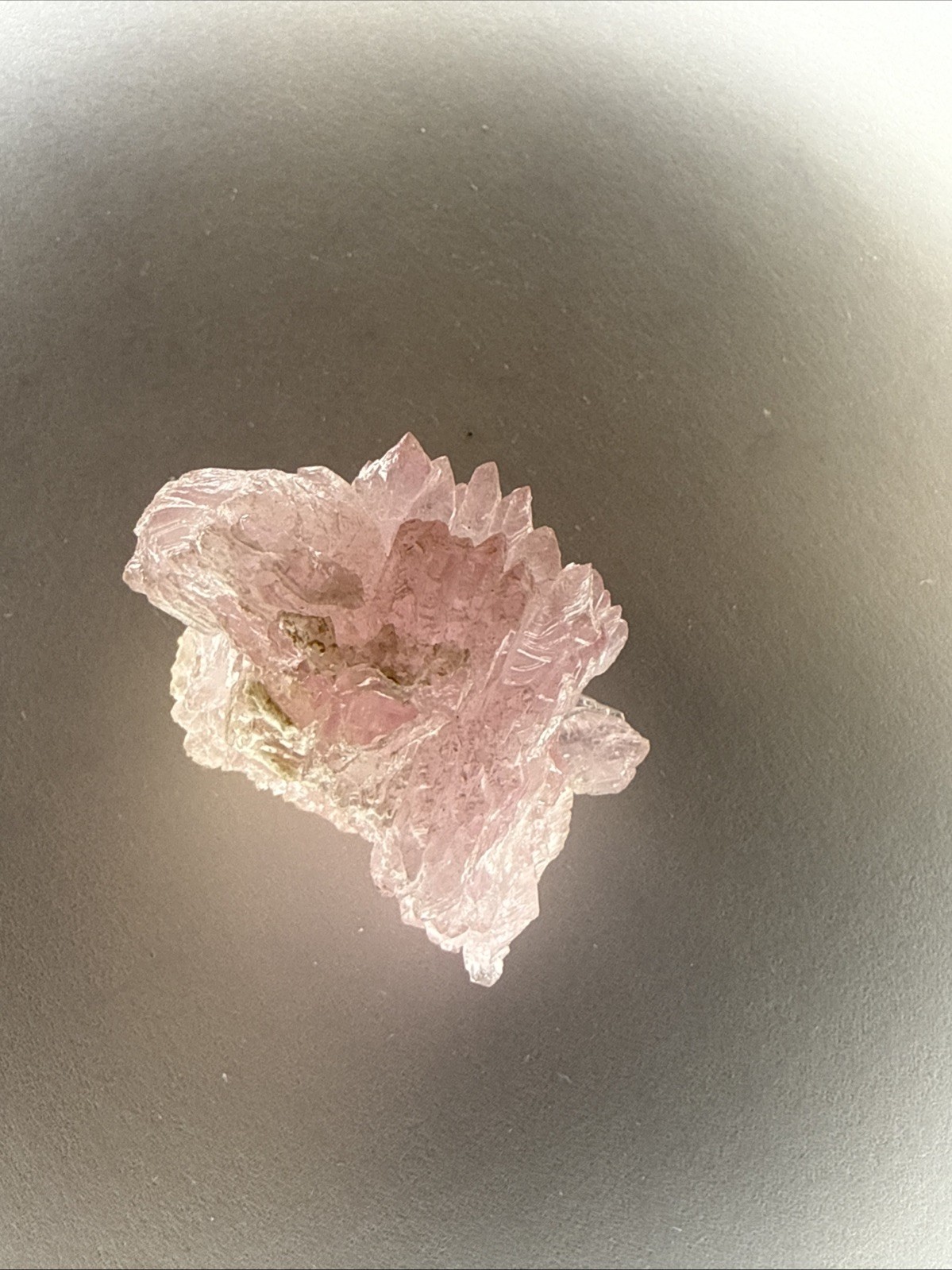 Crystalized Rose Quartz Cluster, Minas Gerais , Brazil, 34+ Grm, Natural, Old In