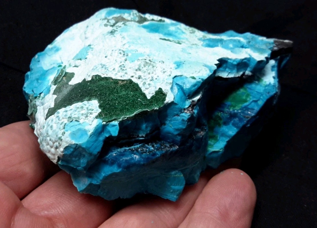 3.25″ CHRYSOCOLLA from Katanga, Democratic Republic of the Congo