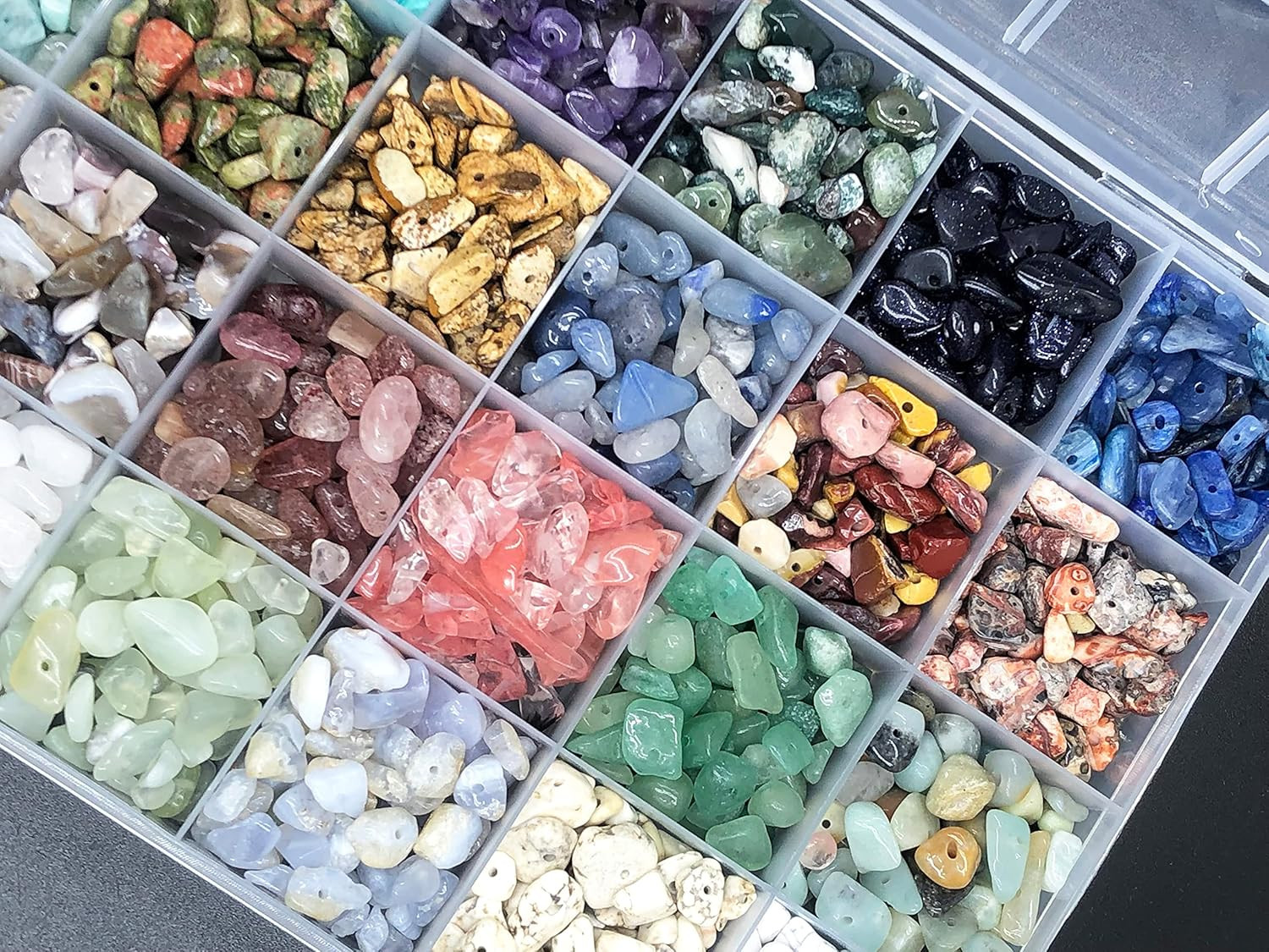 Gemstone Beads Natural Irregular Shaped Stone Chips Crystal Energy Healing Power