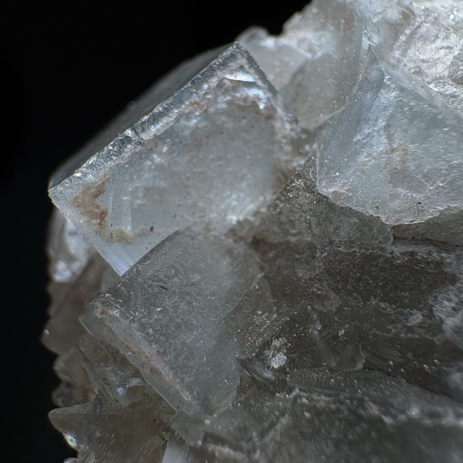 Natural Blue Phantom Fluorite Specimen Raw Mineral Beijing Healing J62