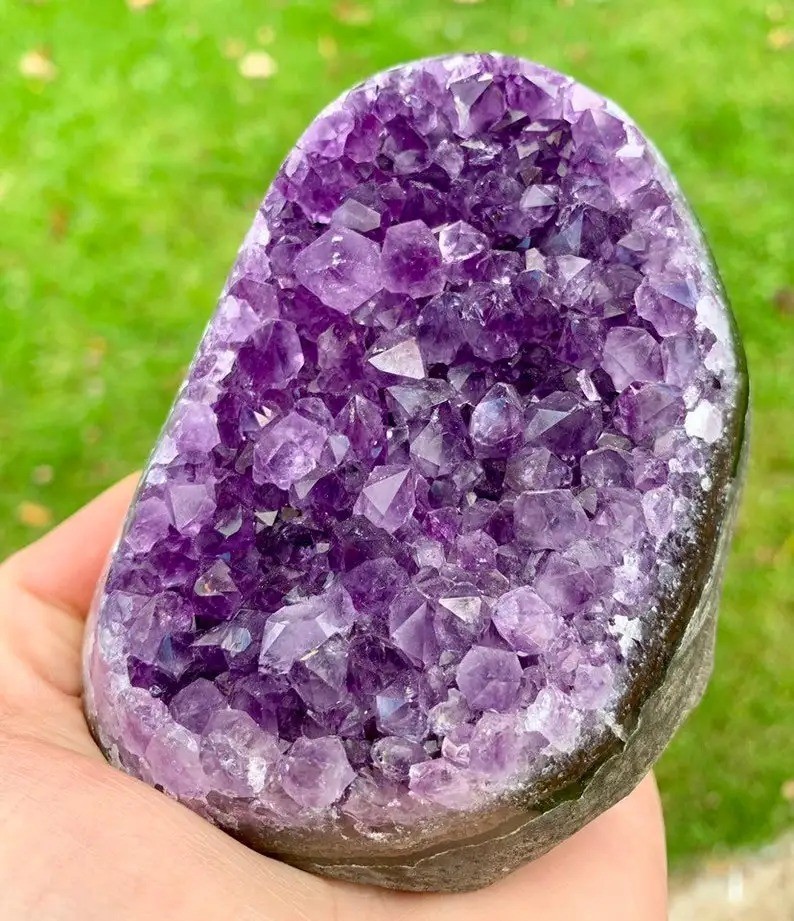 Natural Amethyst Cluster Purple Crystal Stone Healing Crystal Mineral Home Decor