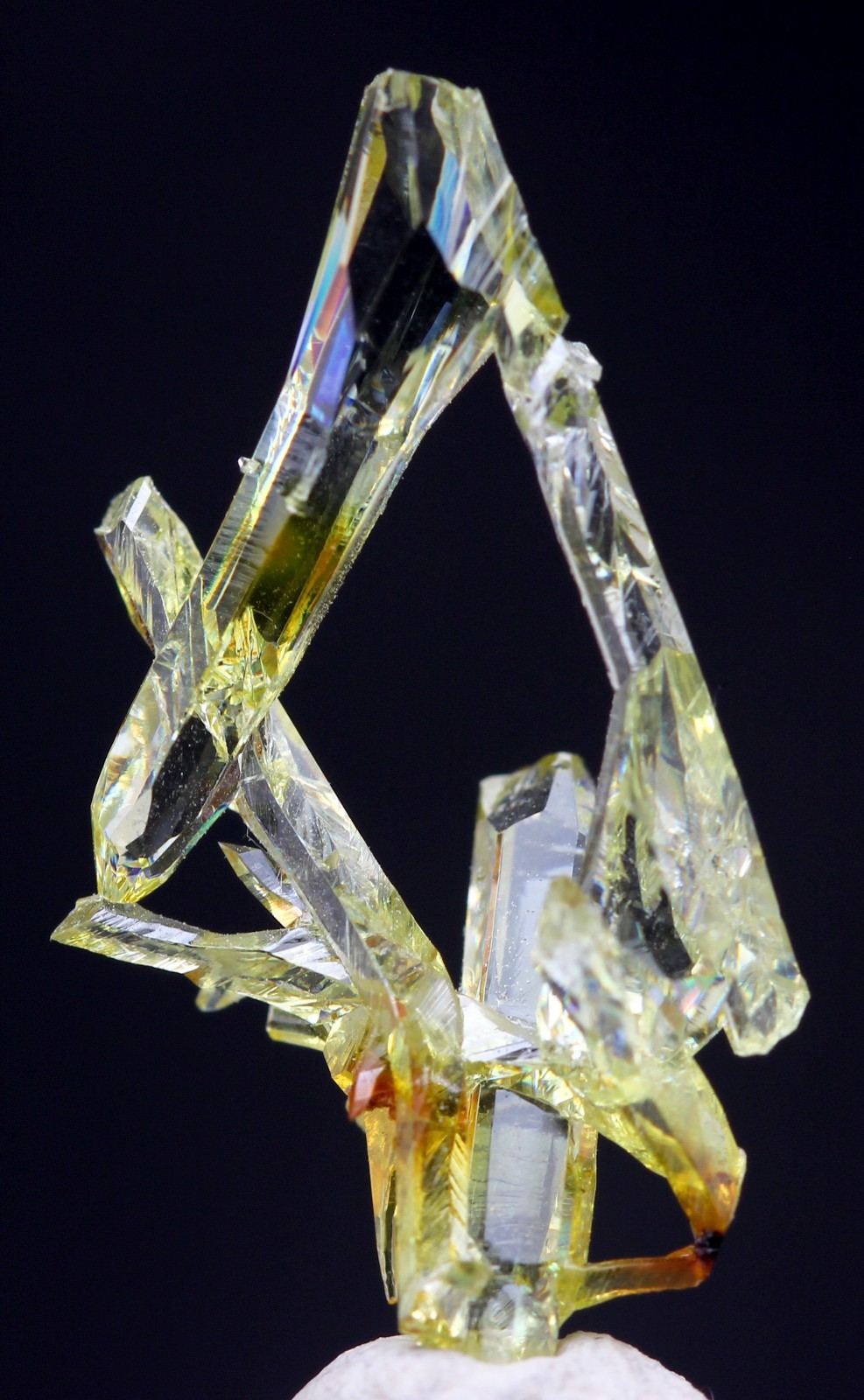 ZINCITE Crystal Mineral Specimen Green Smelter Cluster Authentic POLAND