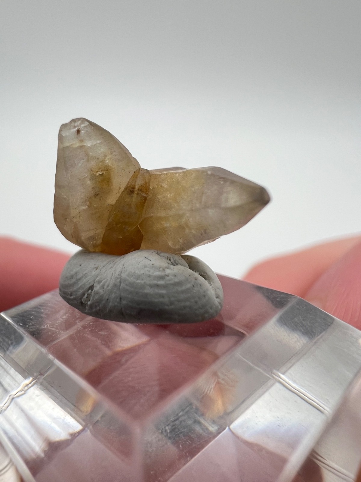 Gem Yellow Double Terminated Sapphire Crystal, Mineral Specimen from Sri Lanka