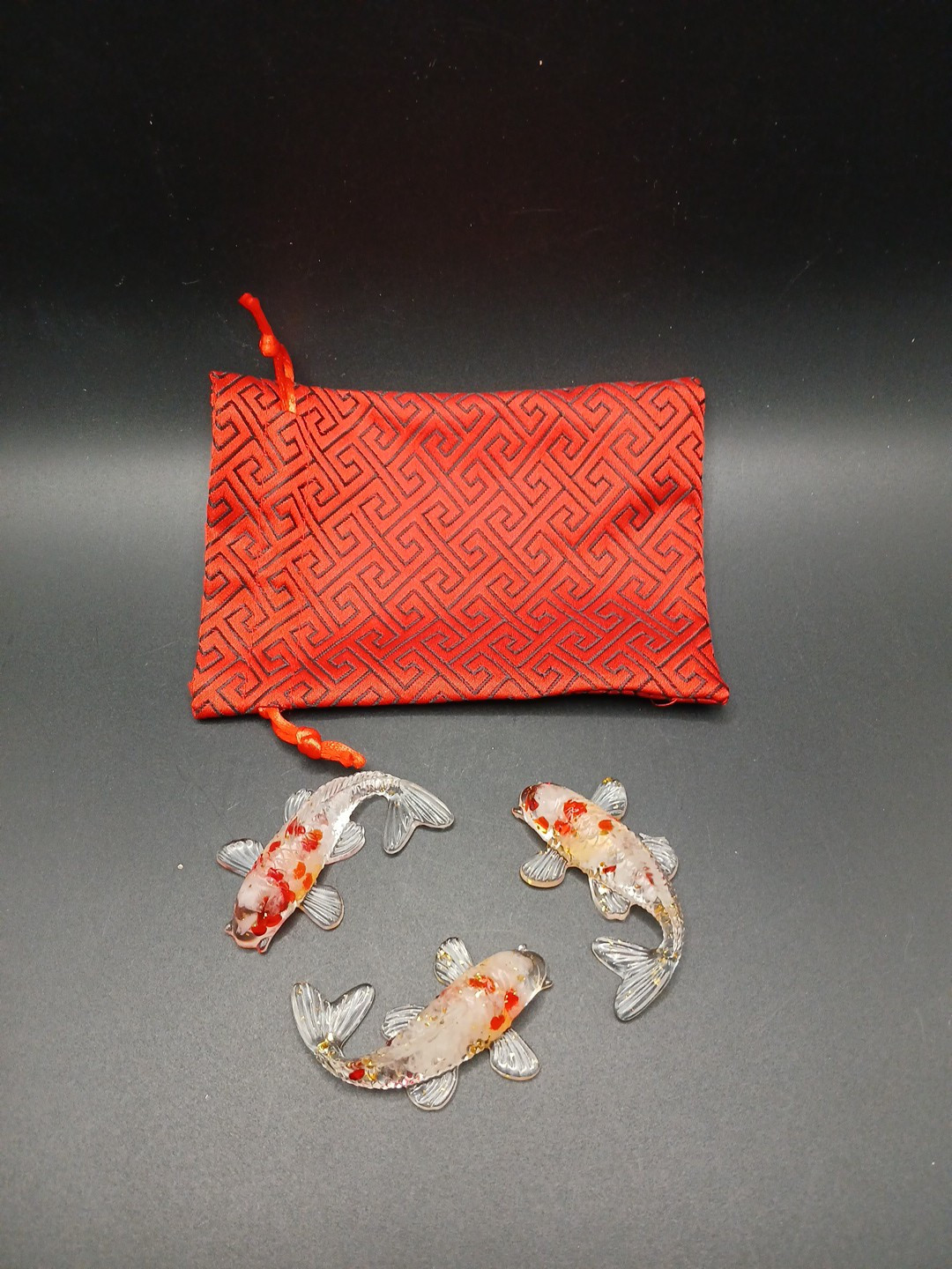 3 Natural Rose Quartz Crystal Gravel Drops Glue Koi Fancy Carp Epoxy Resin + Bag