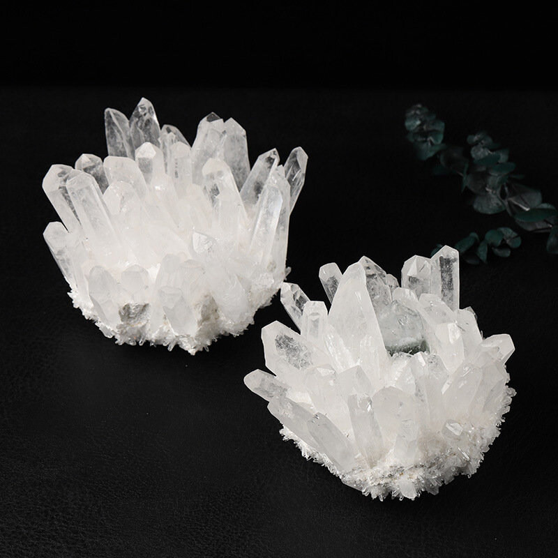 200-300g Natural Clear Quartz Cluster Crystal Point Gemstone Geode Specimen Gift