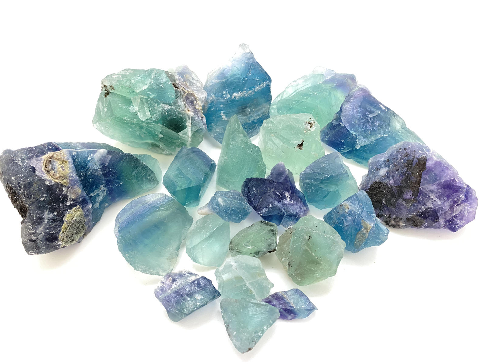 Raw Rainbow Fluorite Crystal – Mexican Fluorite, Natural Fluorite from Mexico