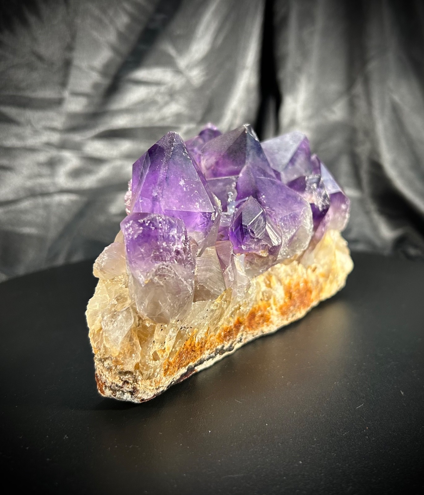 6.25″ Chunky Amethyst Cluster Specimen 2lb 3.8oz (1014 grams)