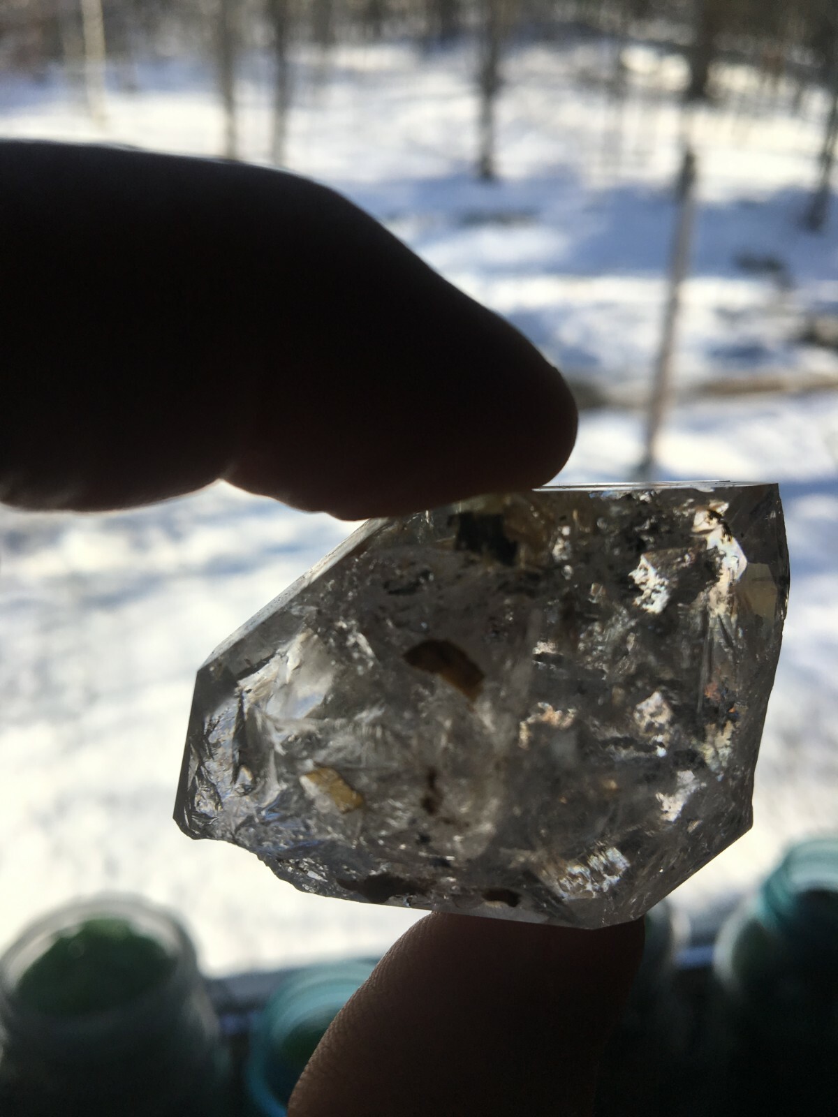 Herkimer NY diamond GIANT 280+ct,2 Ounce (50mm X 35mm) Collectors grade! A