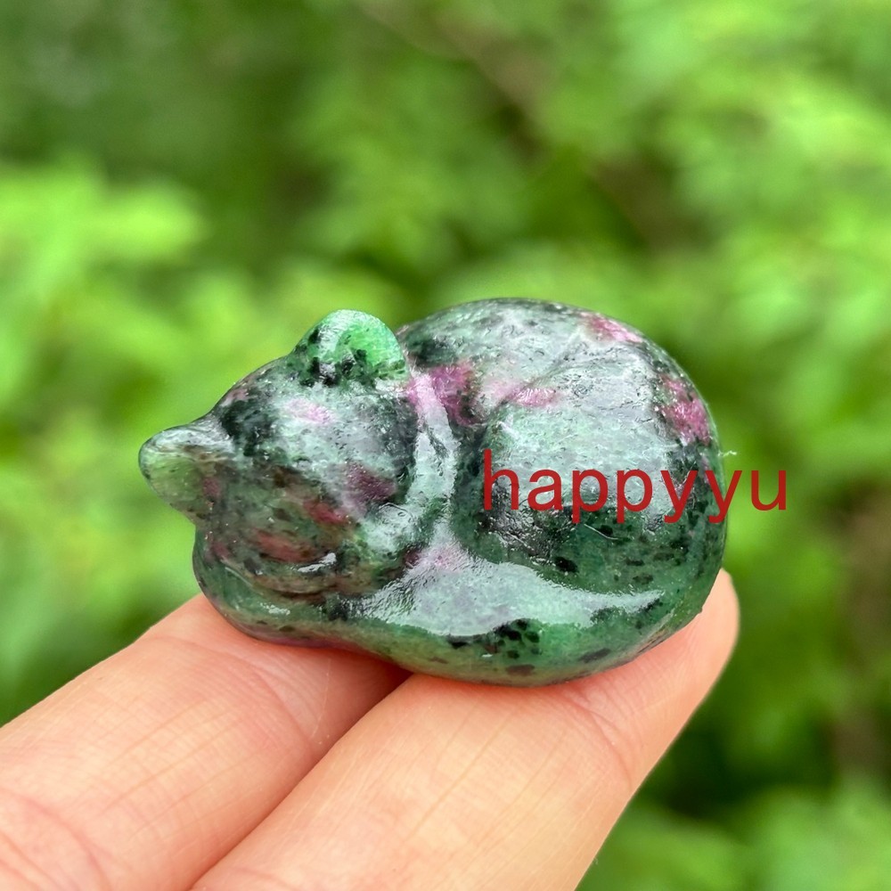 100pcs Mix Natural Quartz Sleeping cat Carved Crystal Skull healing Wholesale