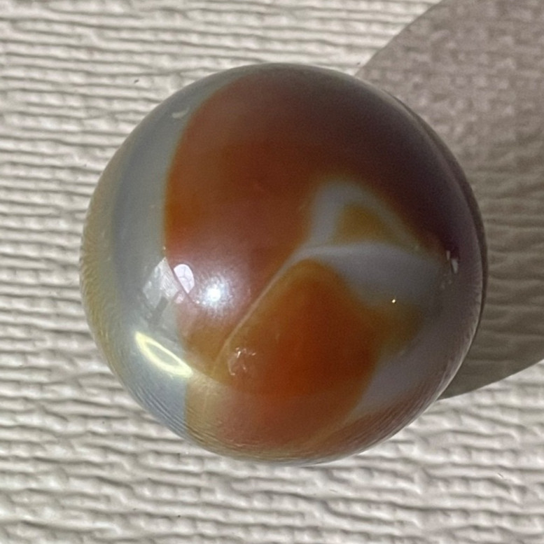 Hand Faceted Polished 45 mm Banded Agate Sphere